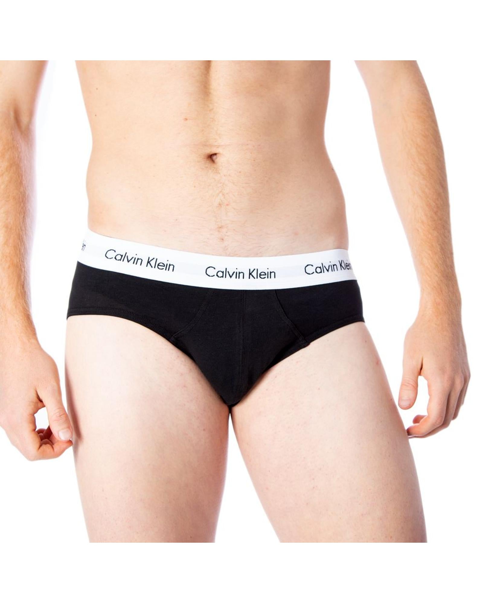 Calvin Klein Underwear Men's Black Cotton Underwear - 44 IT