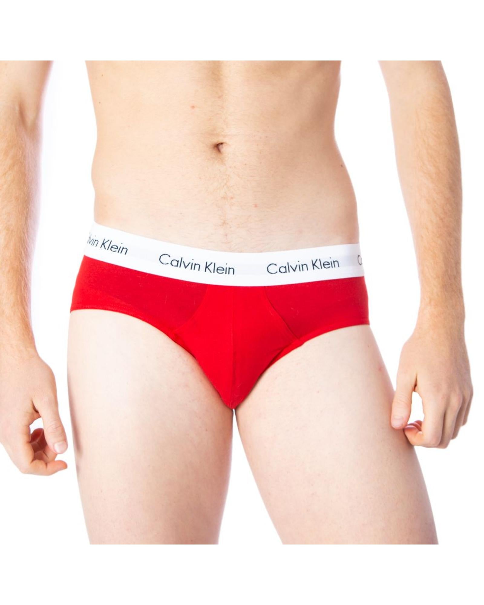 Calvin Klein Underwear Men's Red Cotton Underwear - 44 IT