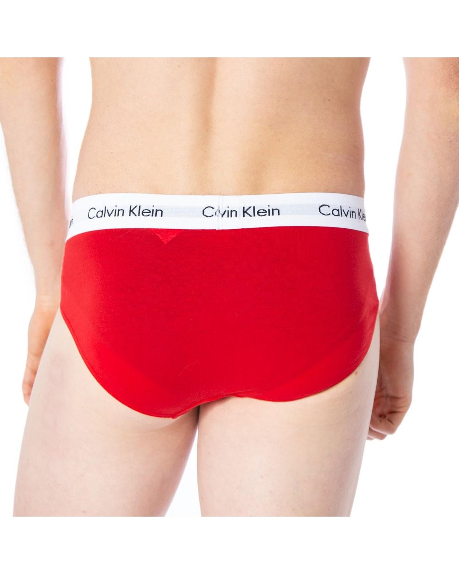 Calvin Klein Underwear Men's Red Cotton Underwear - 44 IT 3