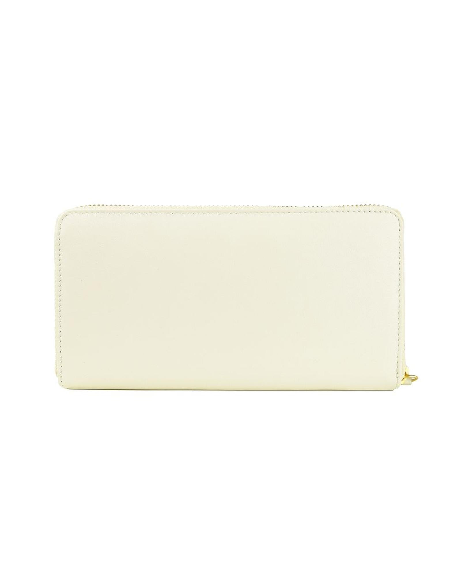 Cavalli Class White Purse with Zipped Closure One Size Women