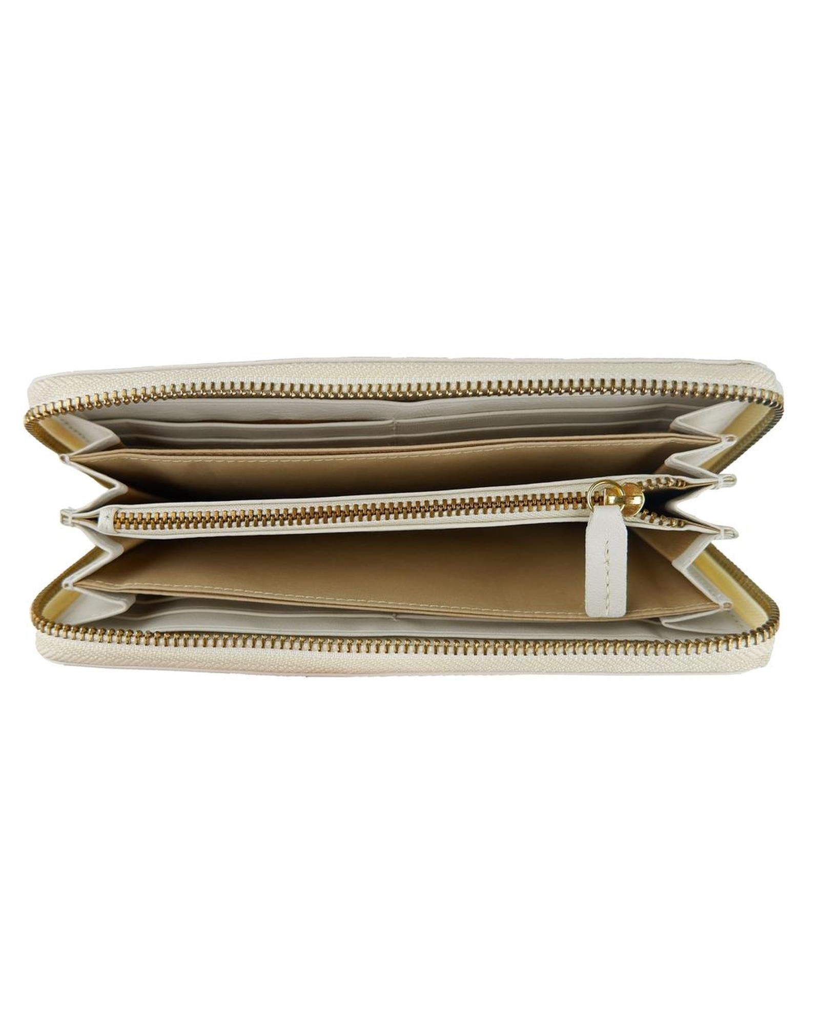Cavalli Class White Purse with Zipped Closure One Size Women 3