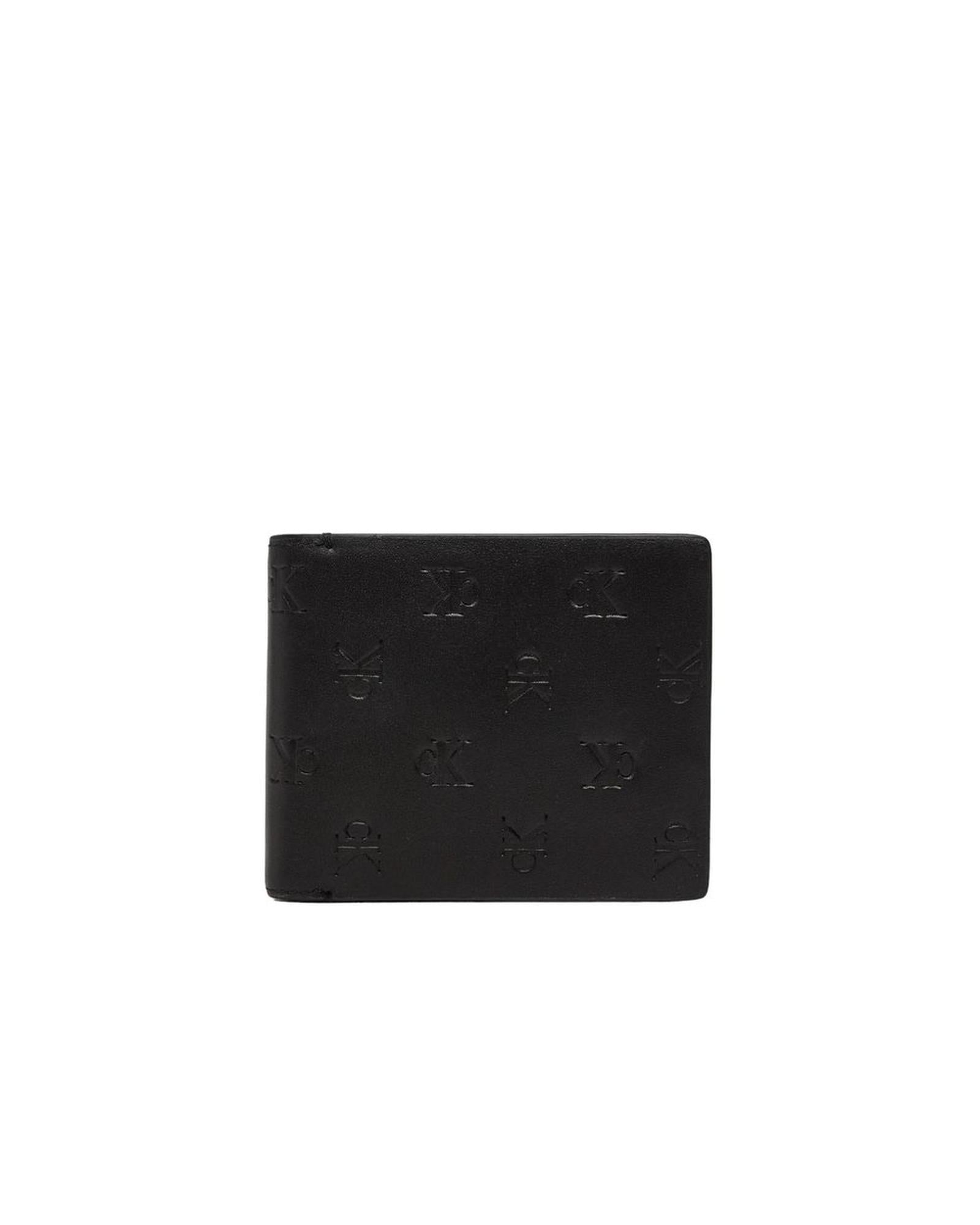 Calvin Klein Jeans Men's Black Leather Wallet - One Size