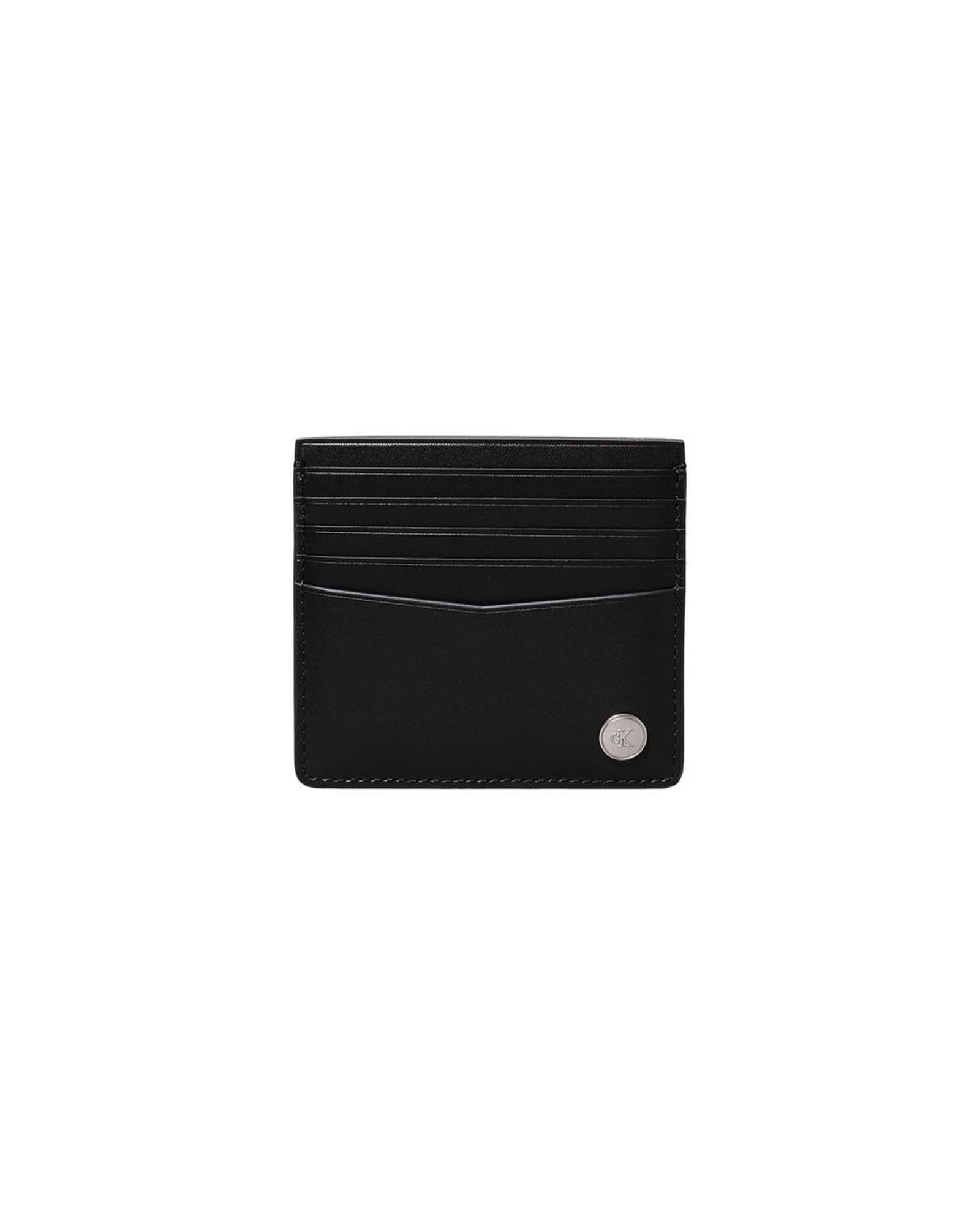 Calvin Klein Jeans Men's Black Leather Wallet - One Size