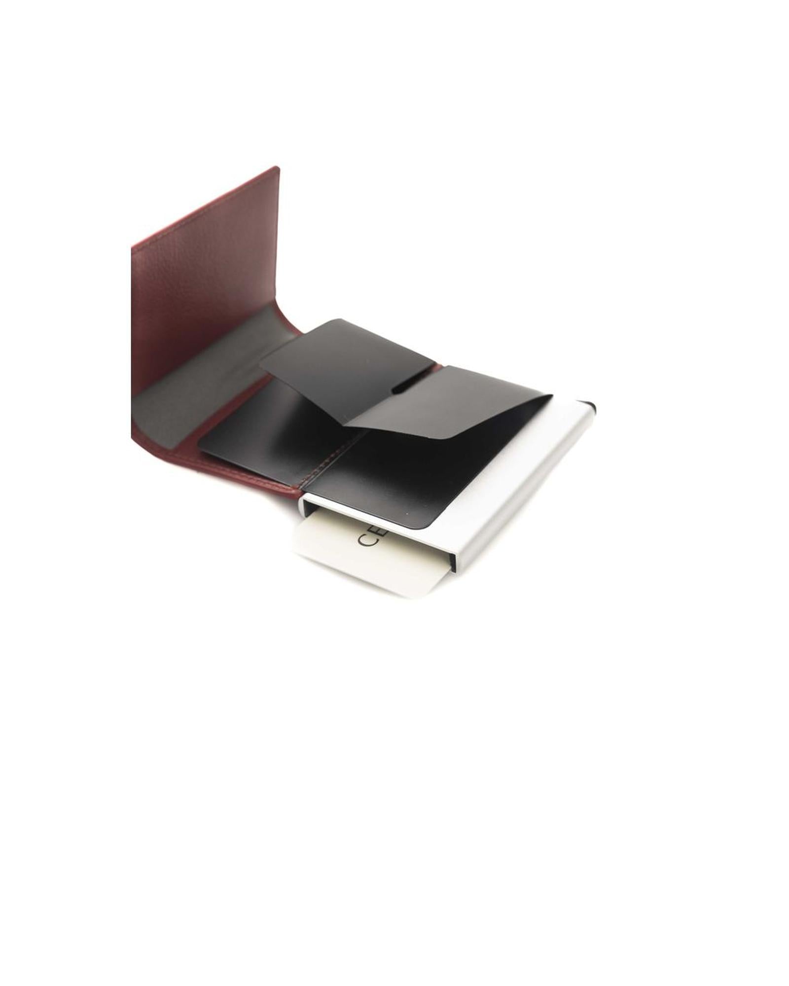 Cerruti 1881 Men's Elegant Red Calf Leather Wallet - One Size 3