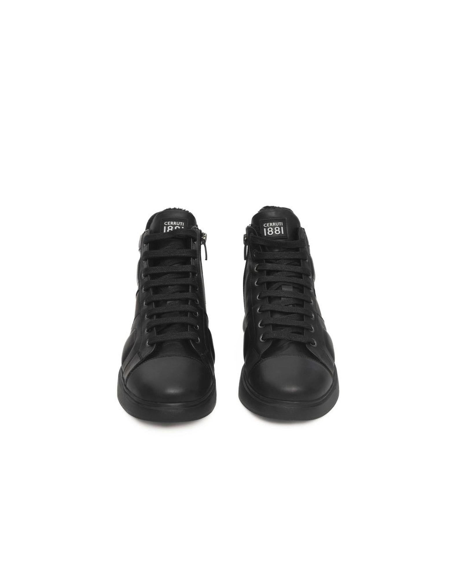 Cerruti 1881 Women's Black COW Leather Sneaker - 38 EU
