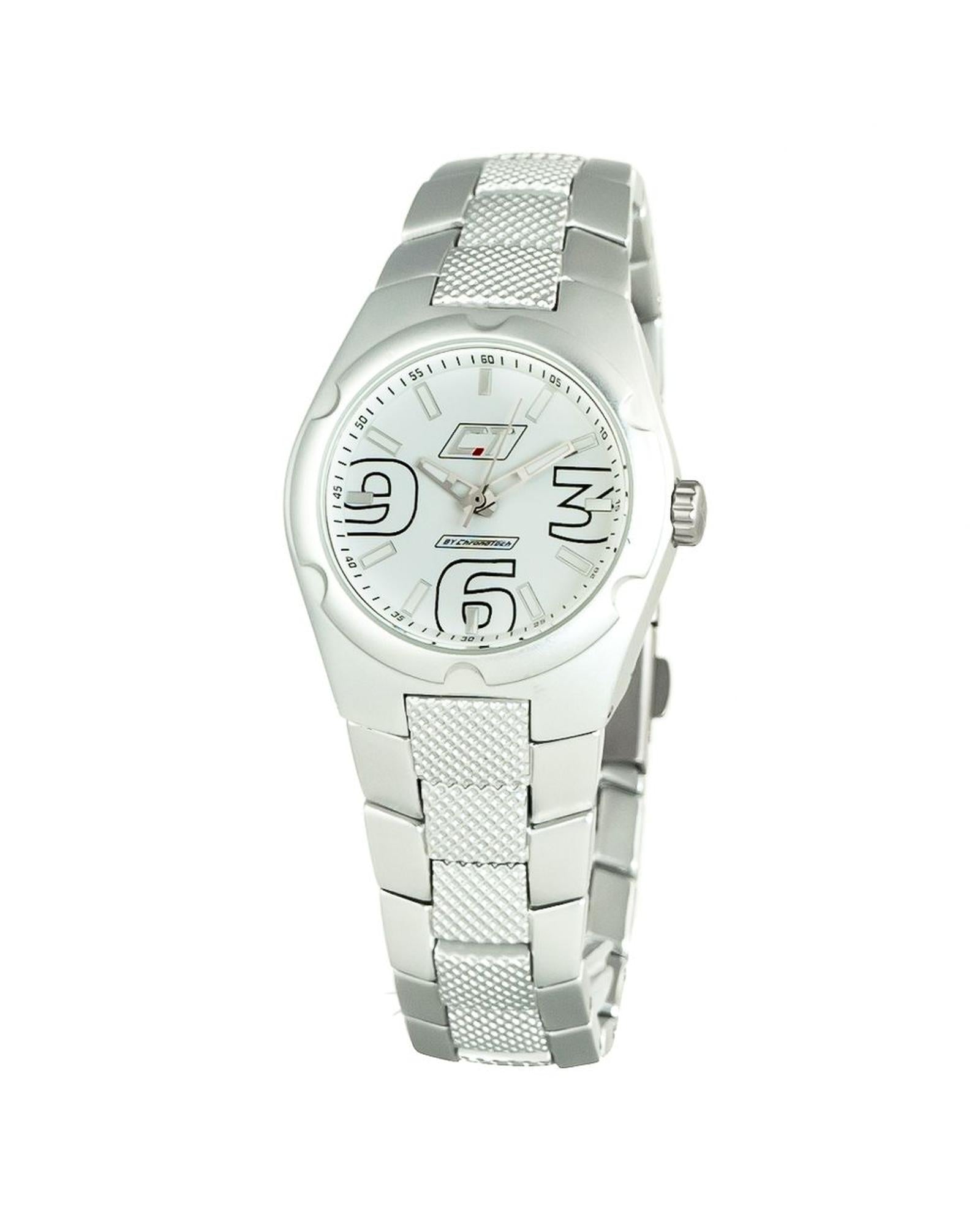 Chronotech Women's Silver Steel Watch - One Size