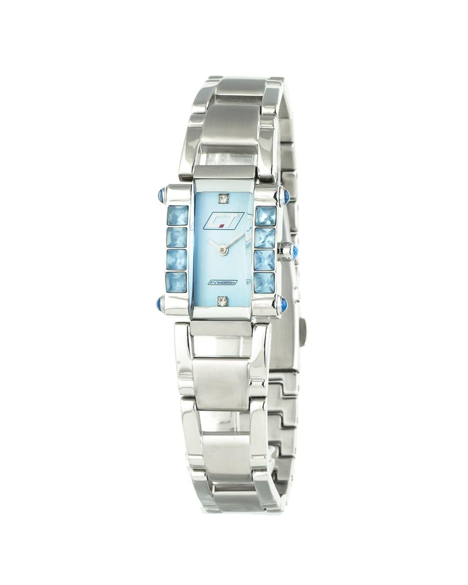 Chronotech Women's Silver Steel Watch - One Size