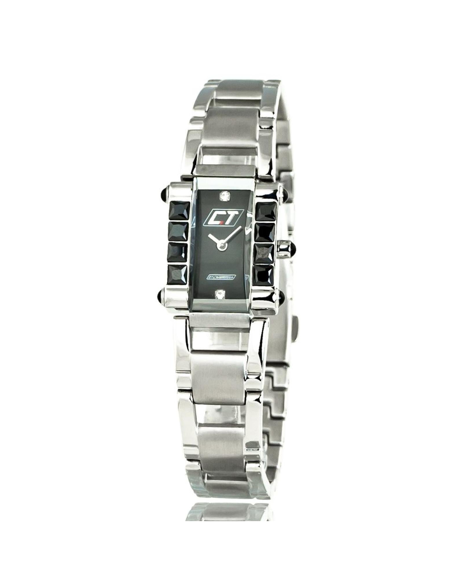 Chronotech Women's Silver Steel Watch - One Size