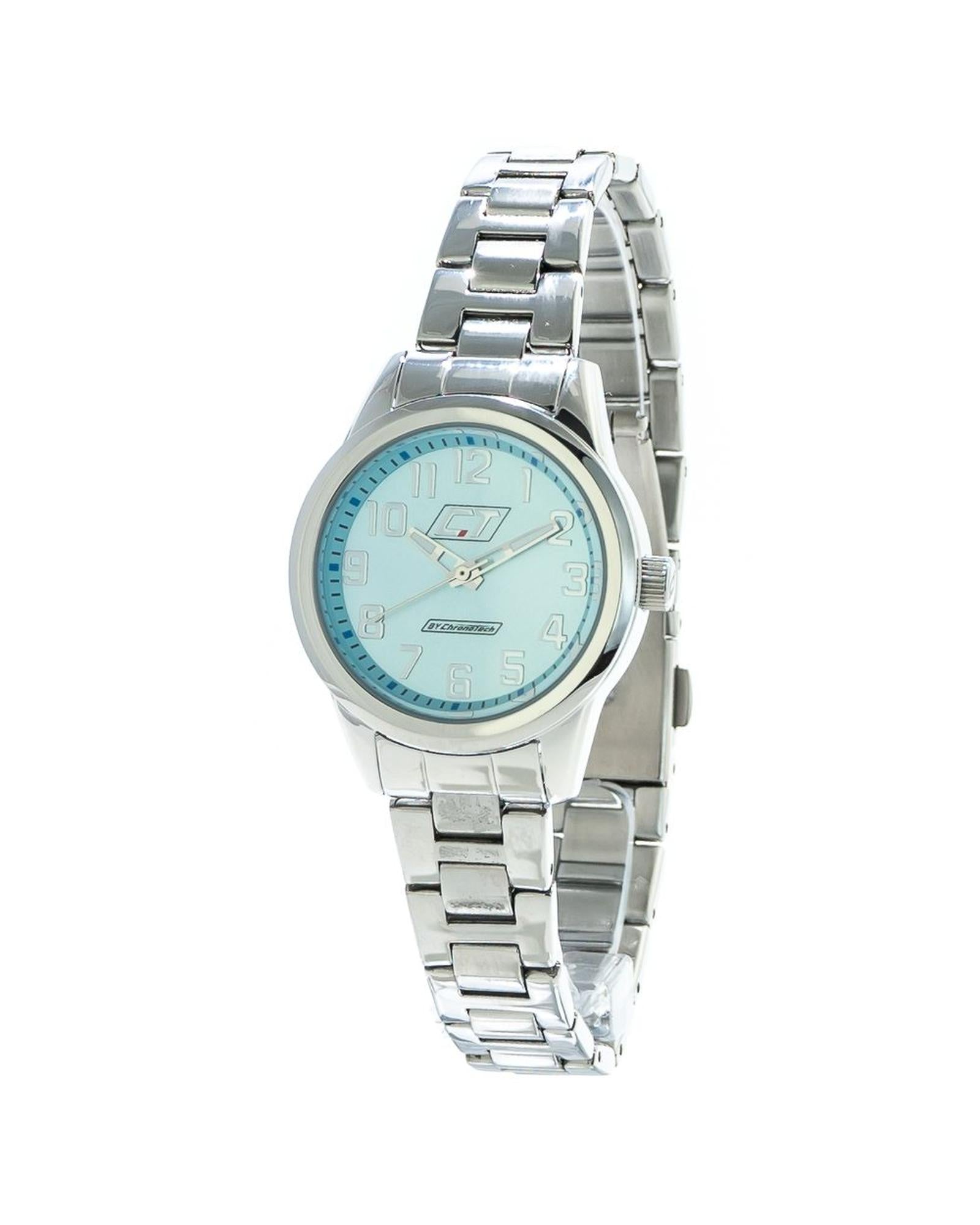 Chronotech Women's Silver Steel Watch - One Size