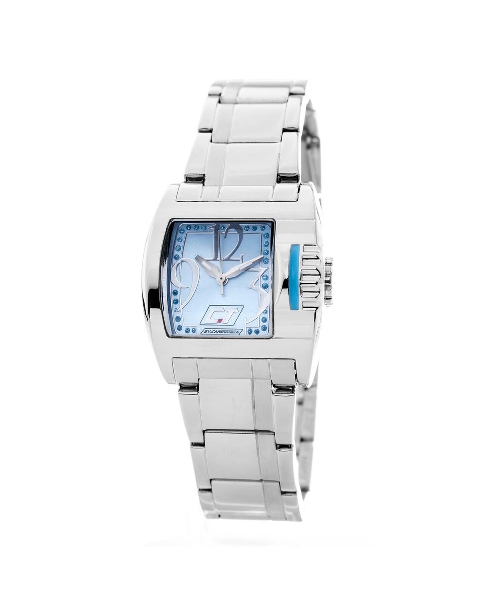 Chronotech Women's Silver Steel Watch - One Size