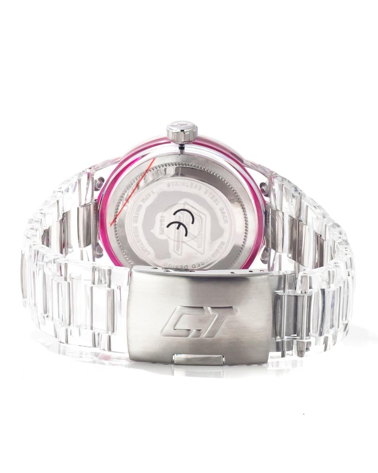 Chronotech Unisex's Transparent Polycarbonate Watch - One Size