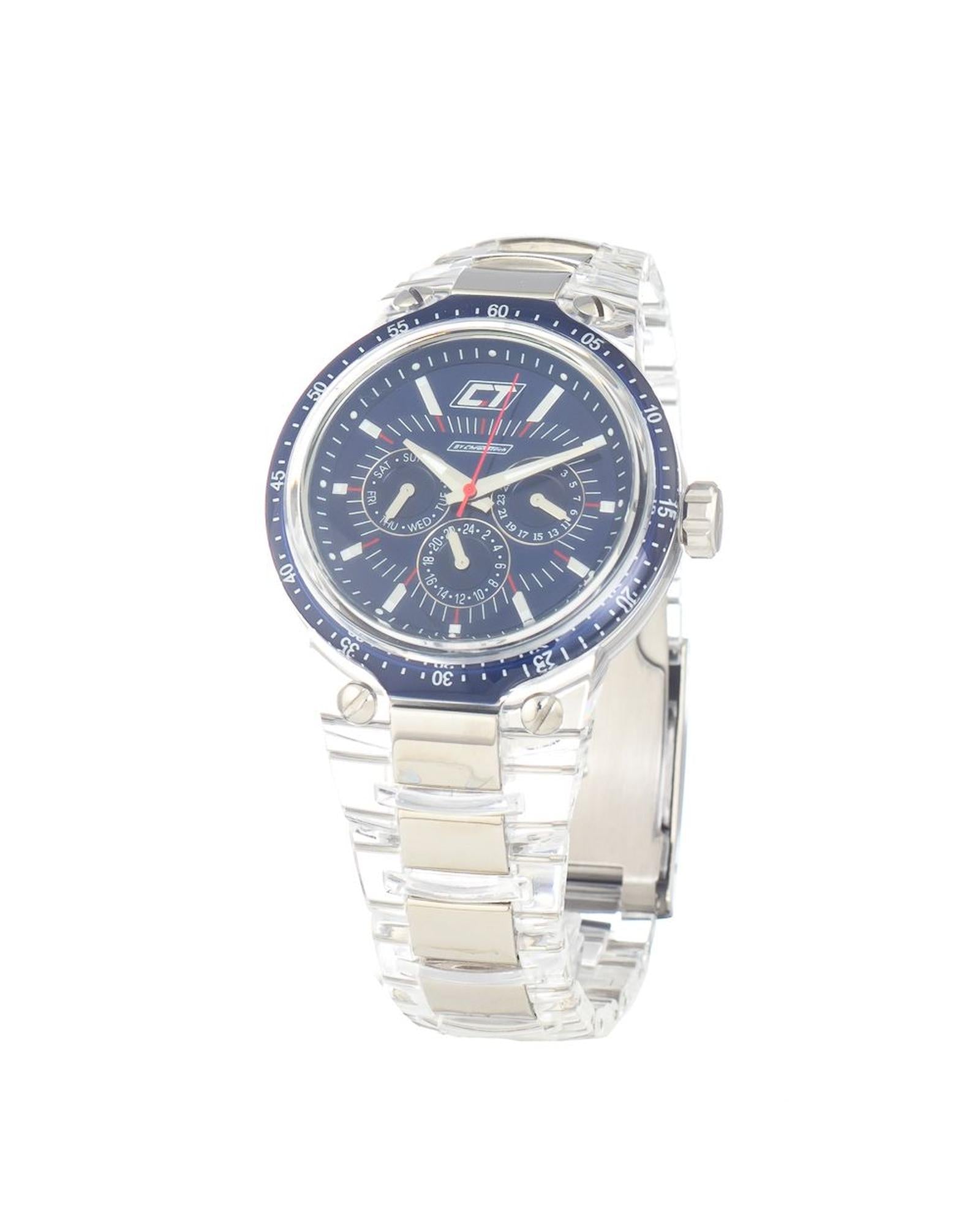 Chronotech Men's Transparent Polycarbonate Watch - One Size
