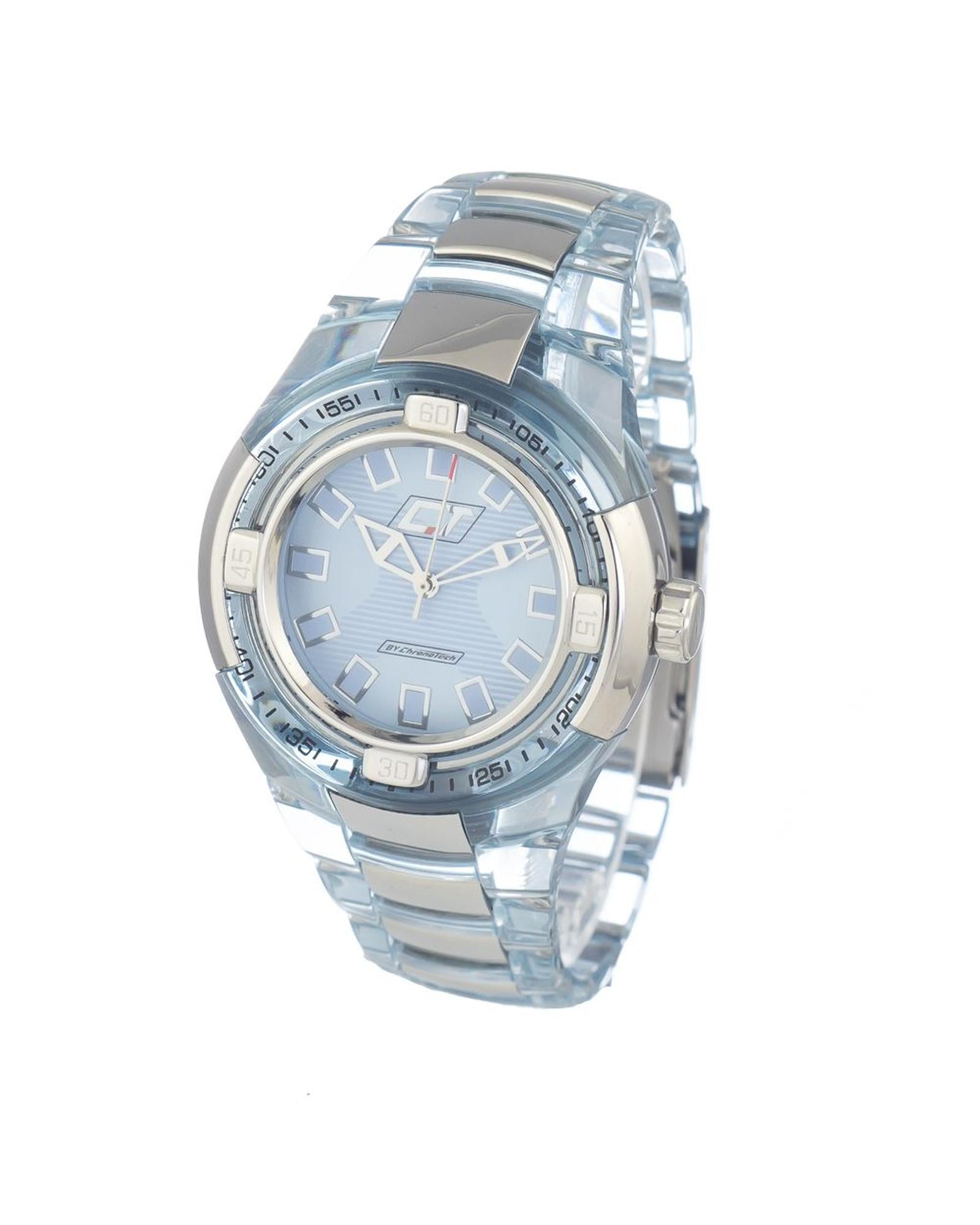 Chronotech Men's Transparent Polycarbonate Watch - One Size