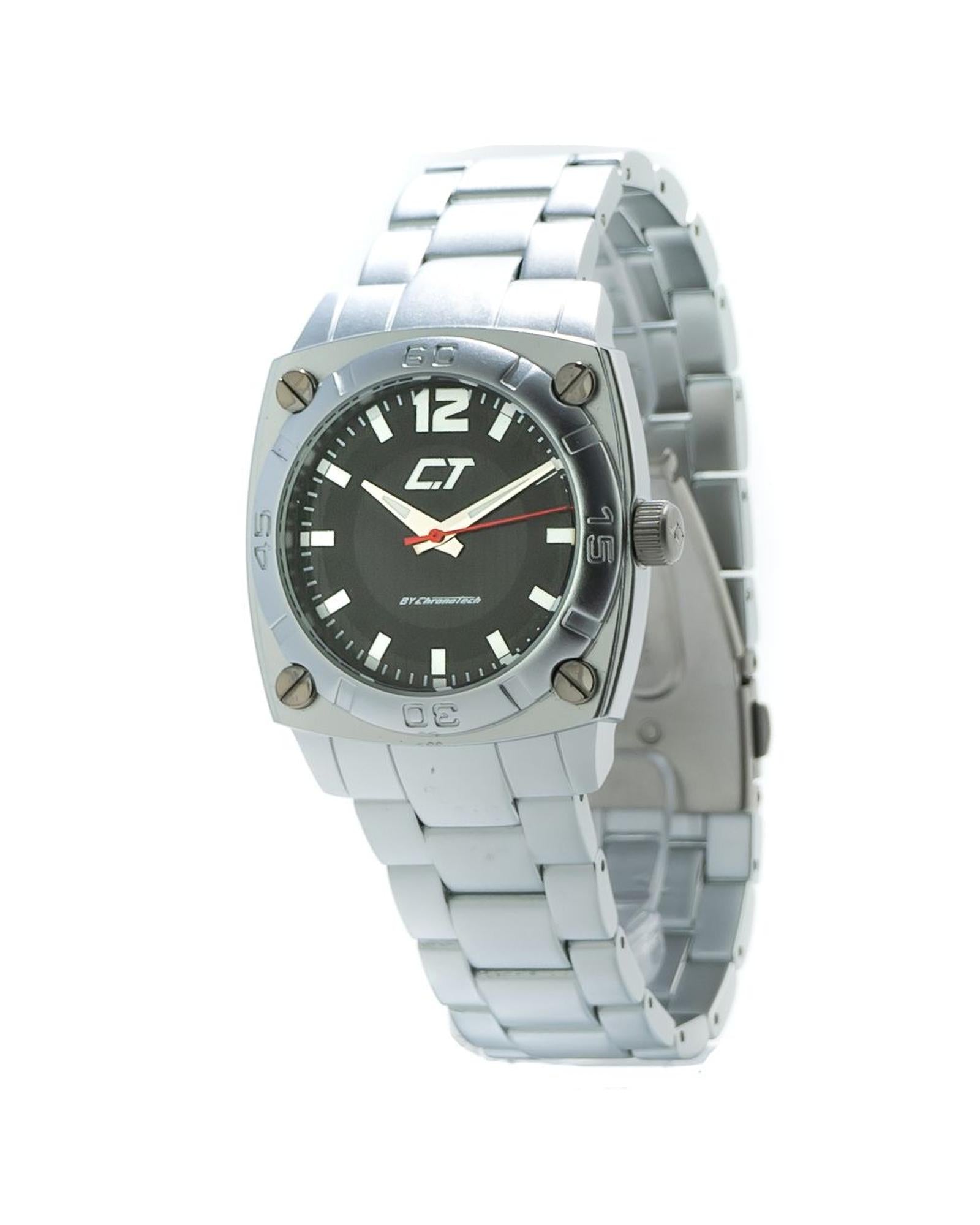 Chronotech Men's Silver Aluminum Watch - One Size