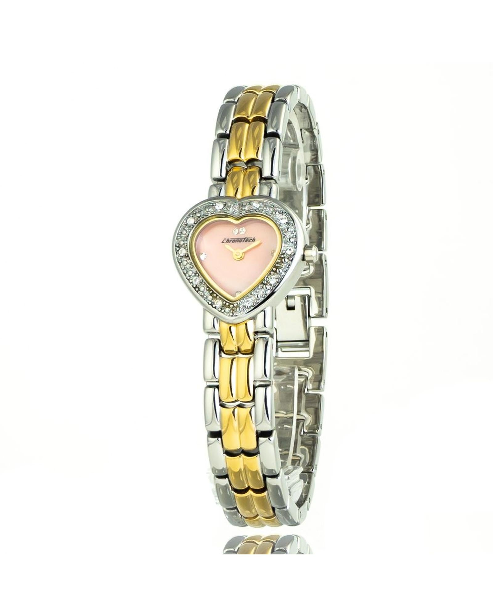 Chronotech Women's Silver Steel Watch - One Size