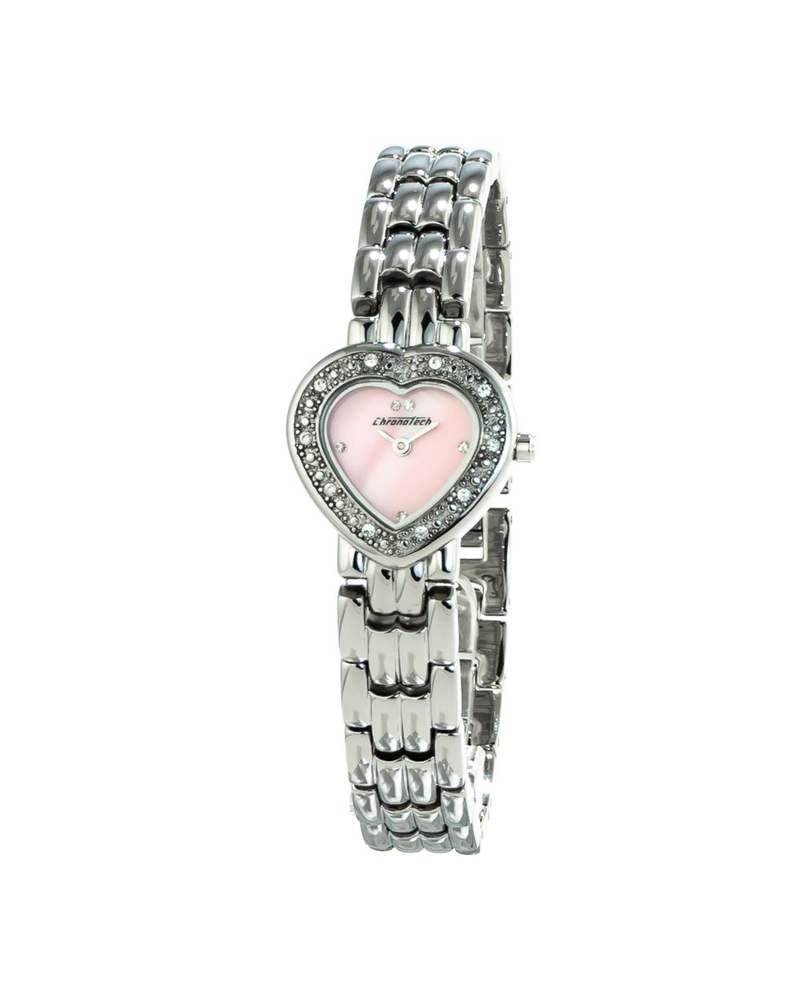 Chronotech Women's Silver Steel Watch - One Size