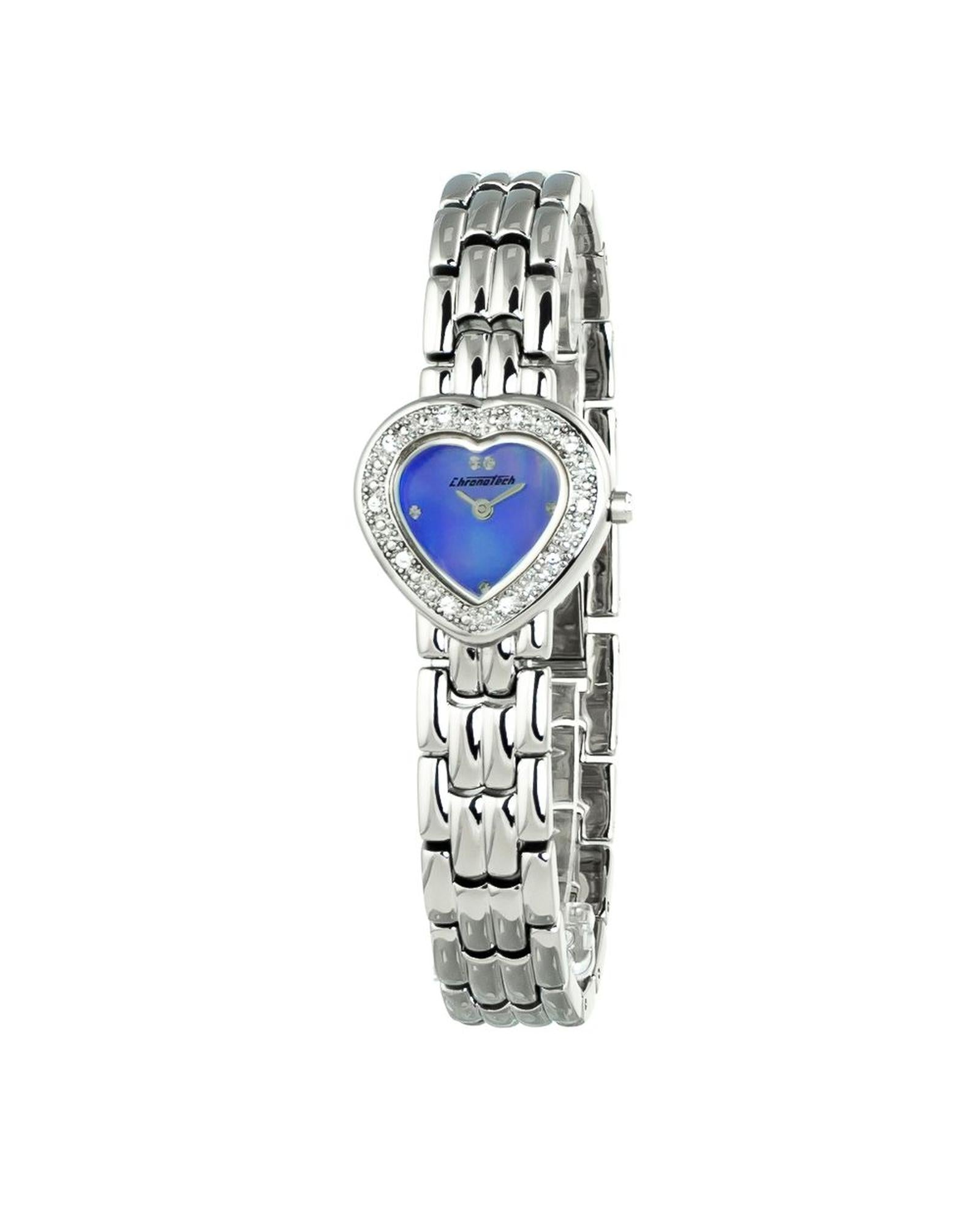 Chronotech Women's Silver Steel Watch - One Size