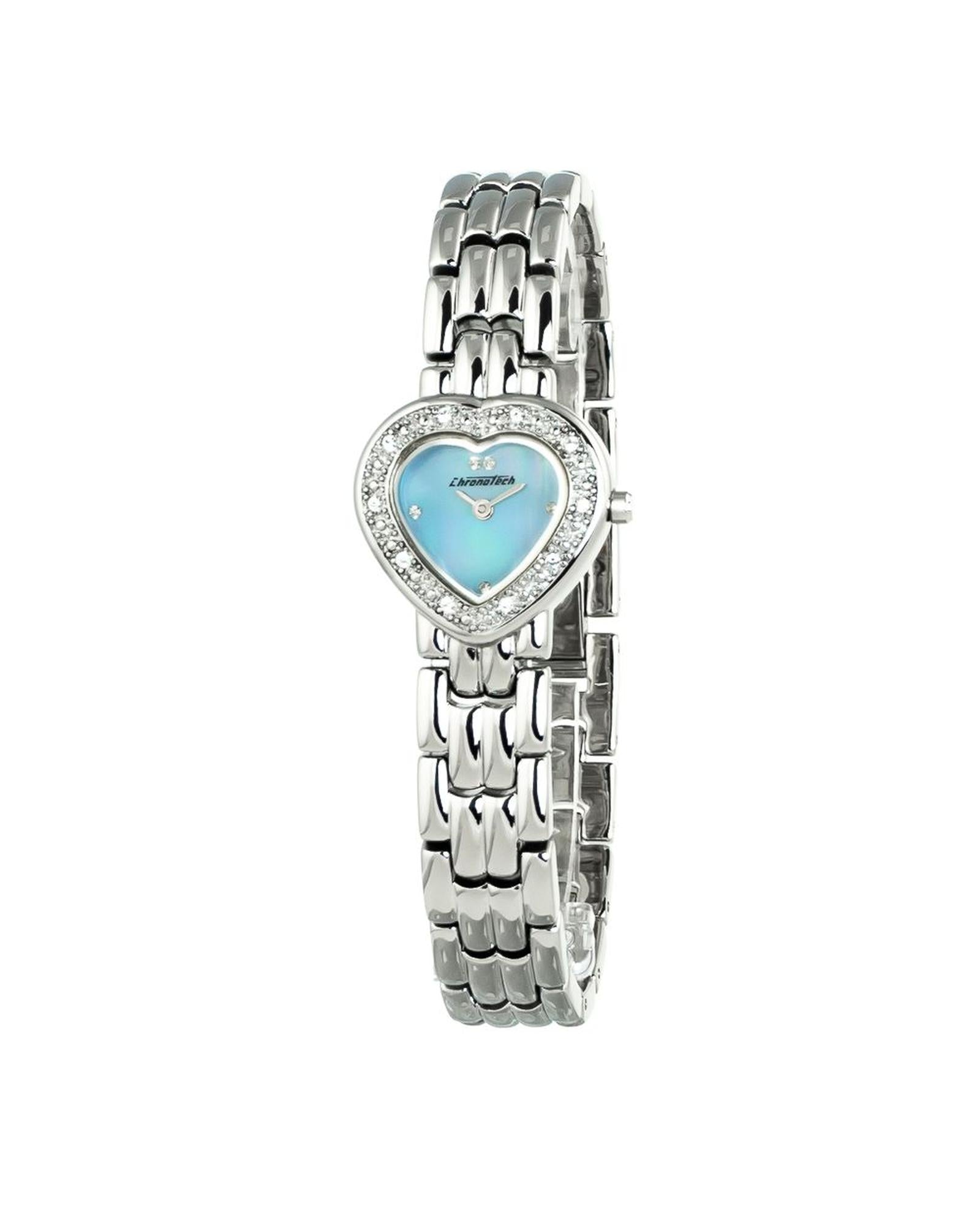 Chronotech Women's Silver Steel Watch - One Size