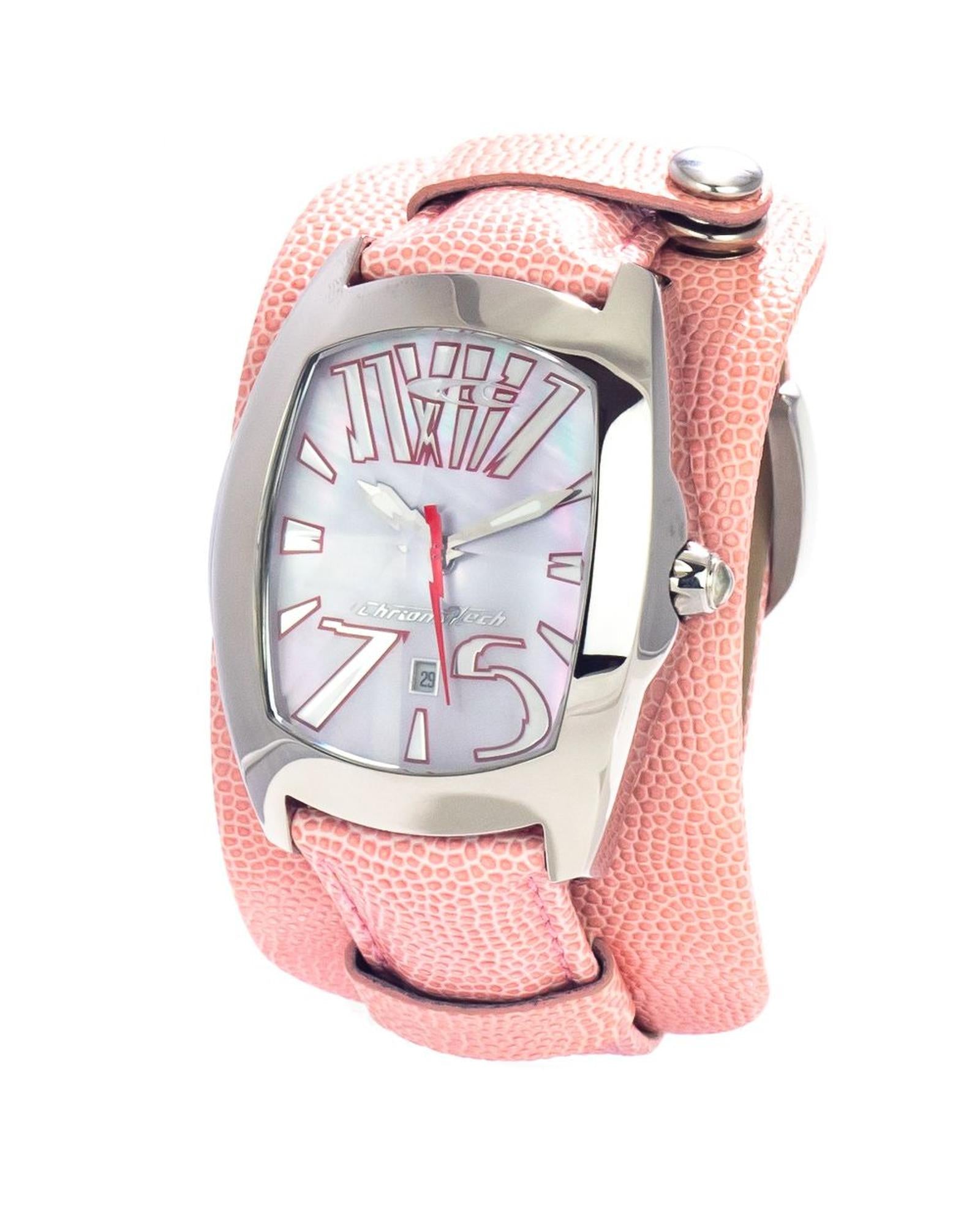 Chronotech Unisex's Multicolor Leather Watch - One Size