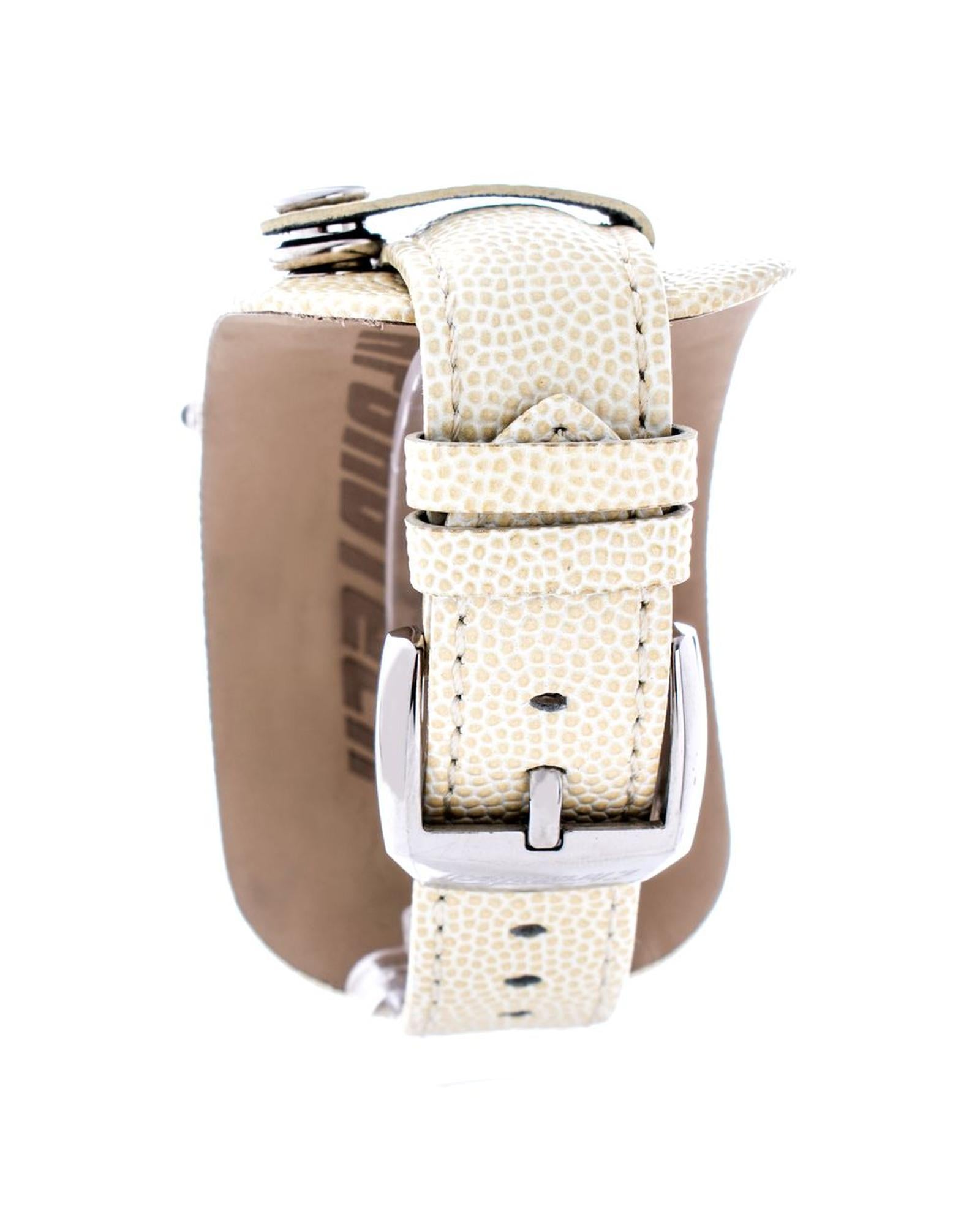 Chronotech Unisex's Beige Leather Watch - One Size