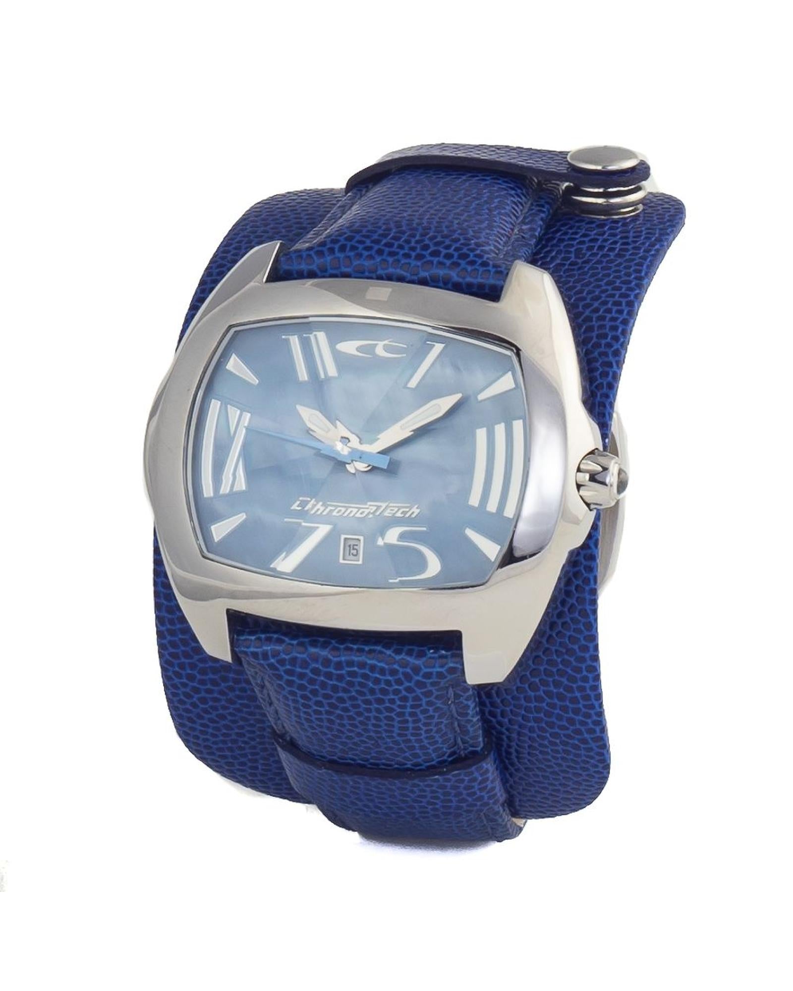 Chronotech Men's Silver Steel Watch - One Size