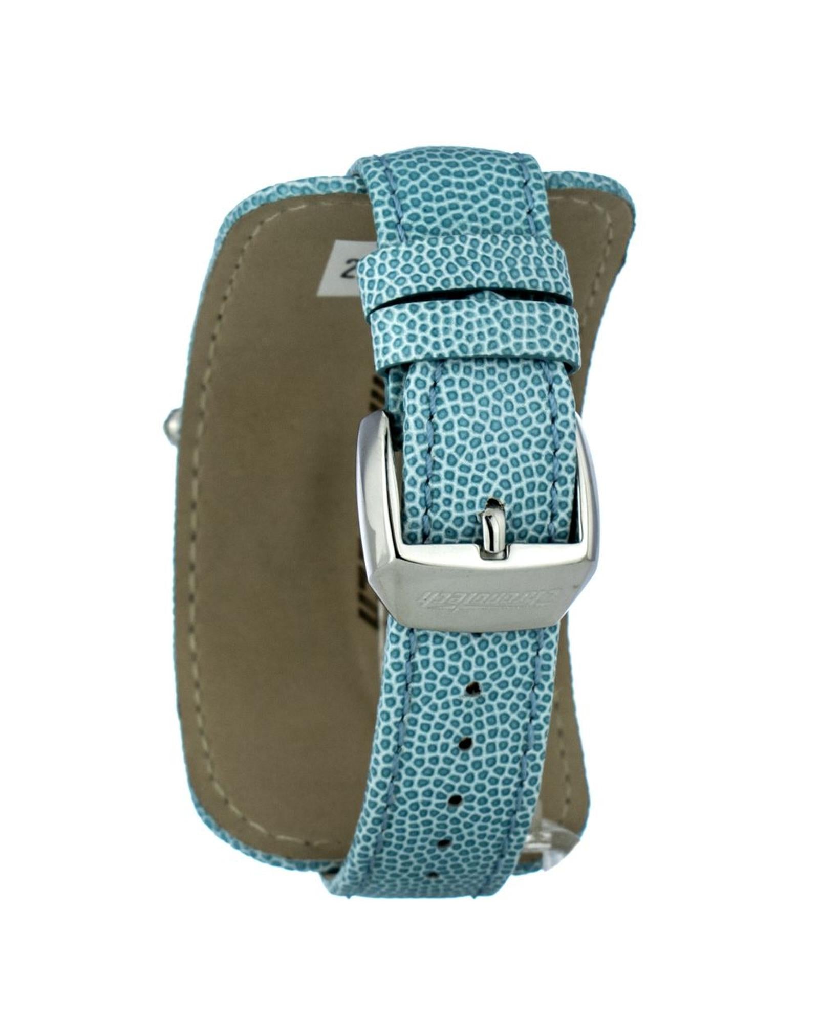 Chronotech Unisex's Green Leather Watch - One Size