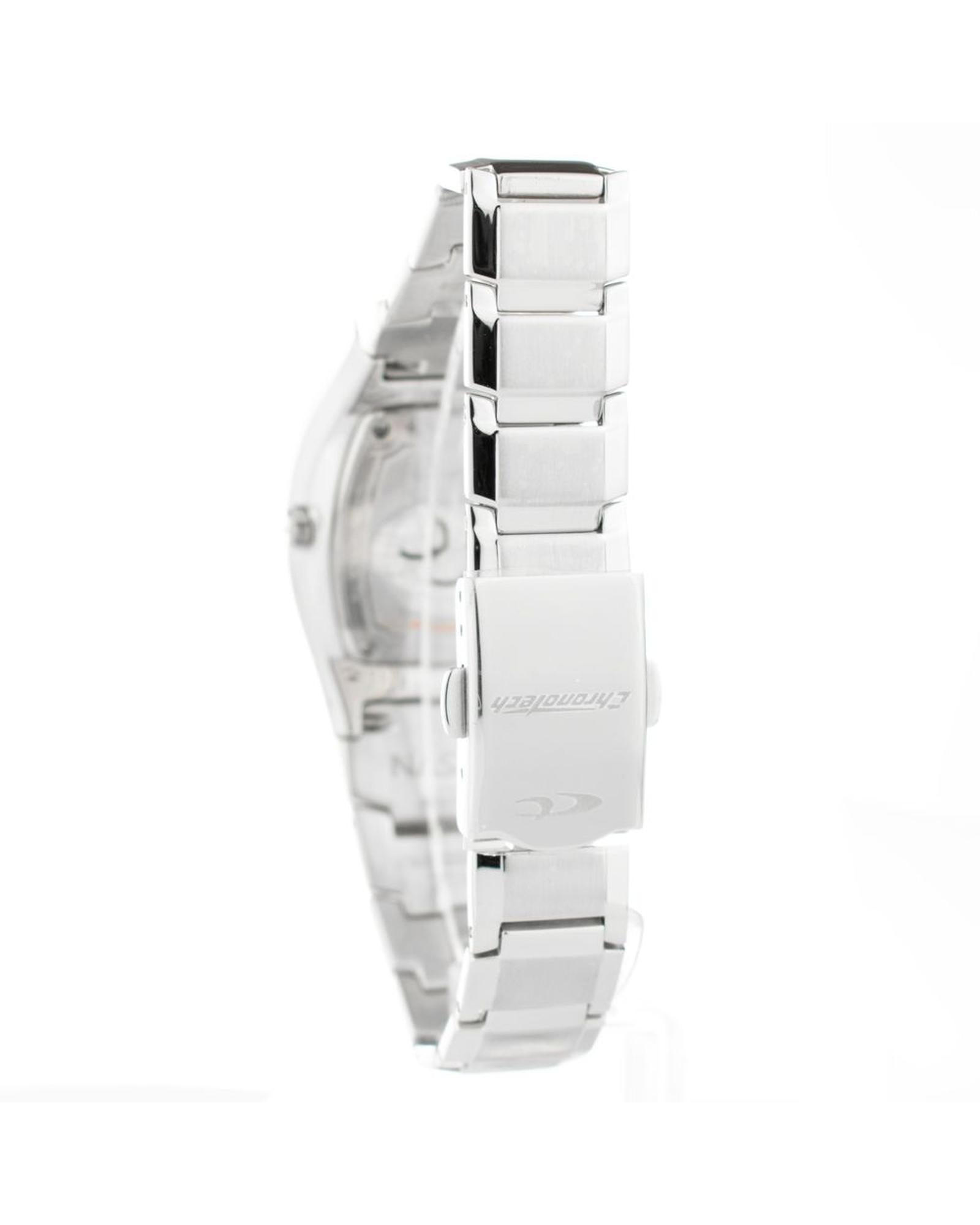 Chronotech Unisex's Silver Steel Watch - One Size