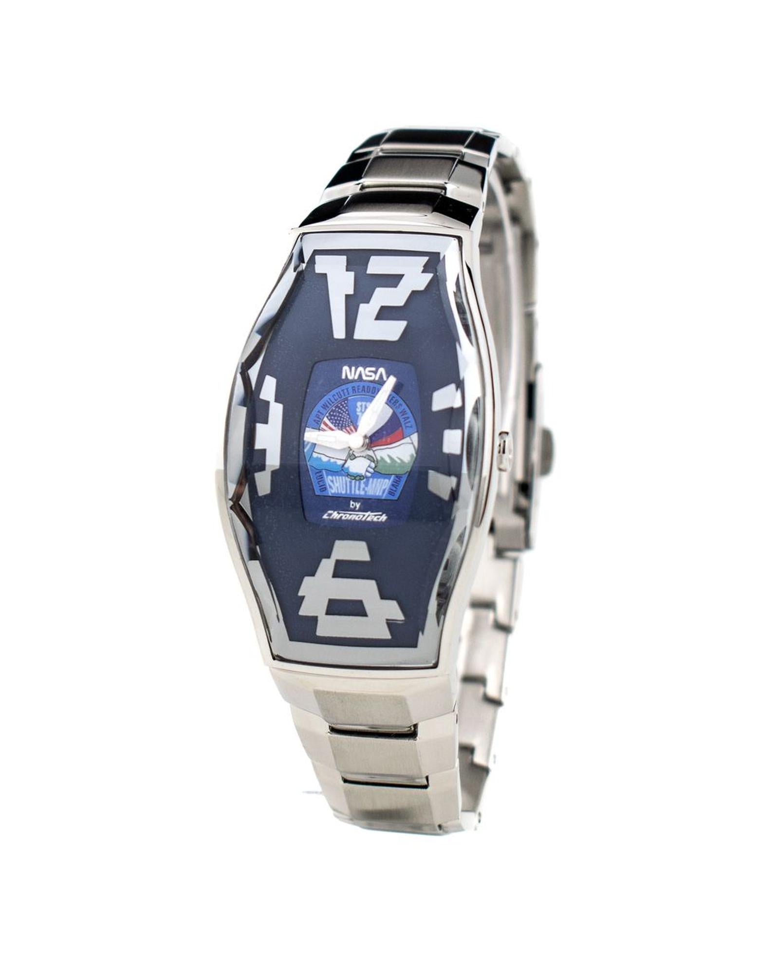 Chronotech Men's Silver Steel Watch - One Size