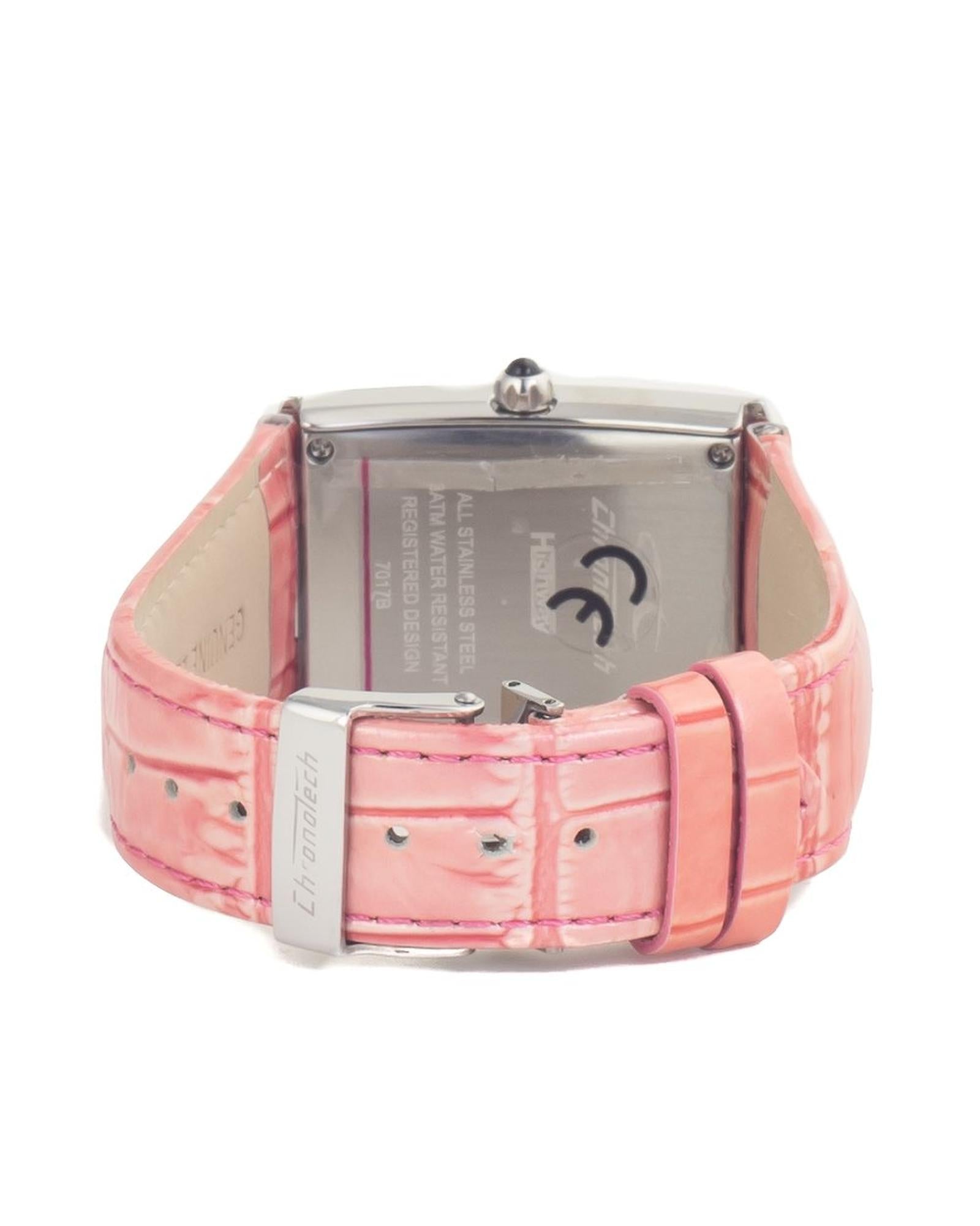 Chronotech Unisex's Multicolor Leather Watch - One Size