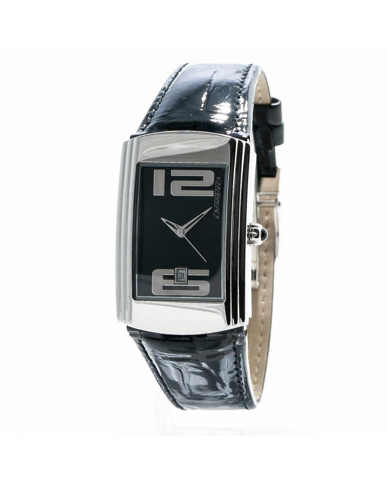 Chronotech Unisex's Silver Steel Watch - One Size