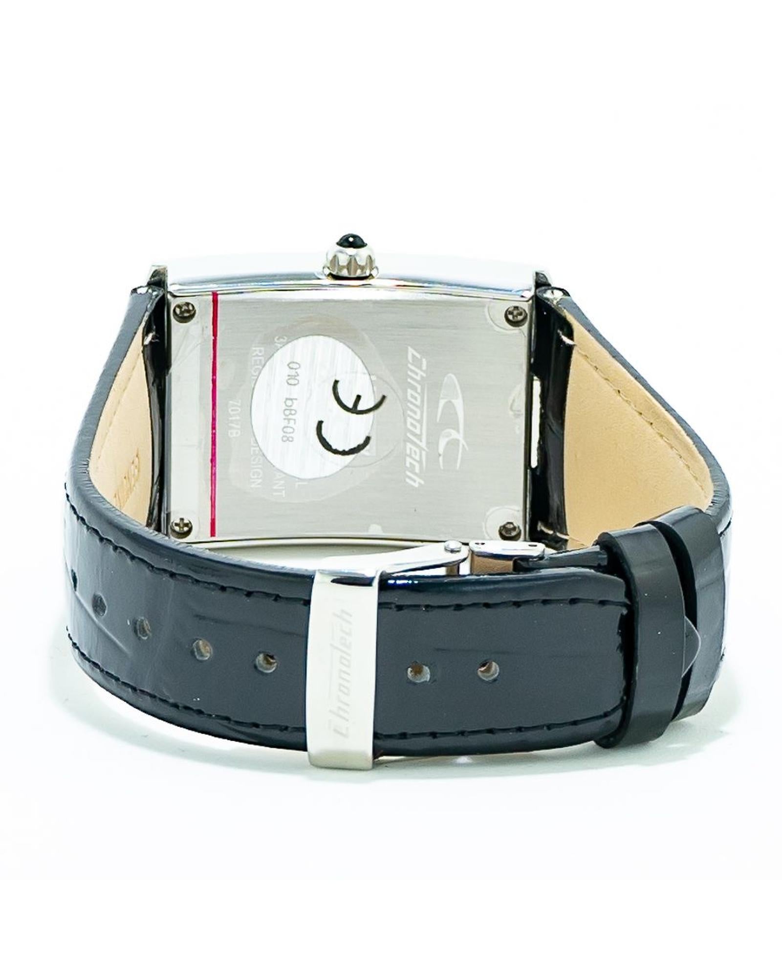 Chronotech Unisex's Silver Steel Watch - One Size