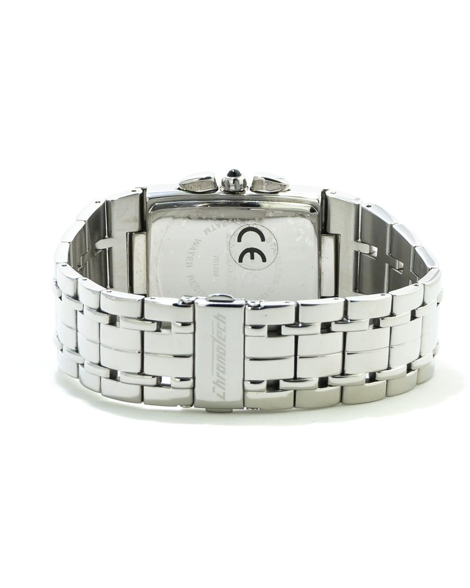 Chronotech Unisex's Silver Steel Watch - One Size