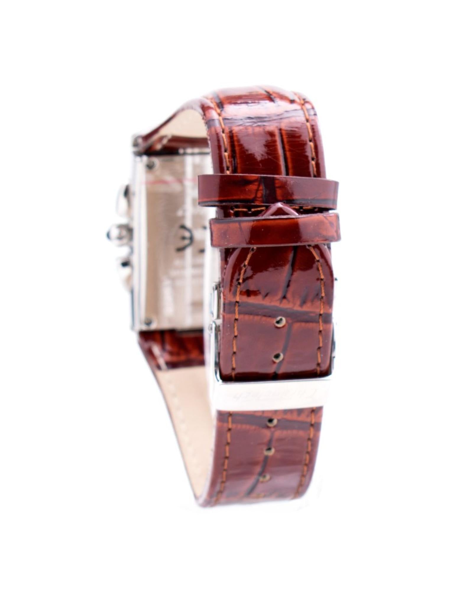 Chronotech Men's Brown Leather Watch - One Size