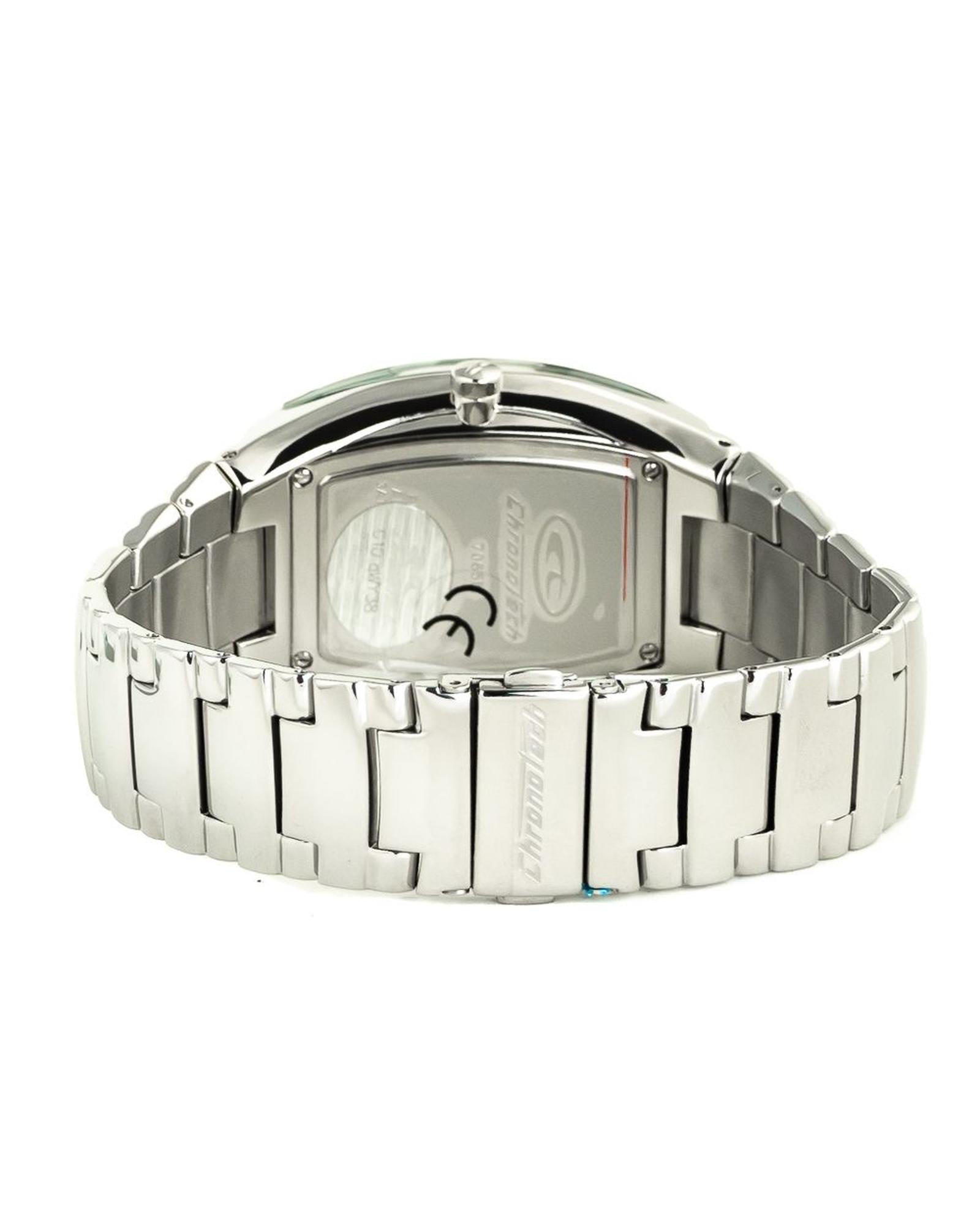 Chronotech Men's Silver Steel Watch - One Size