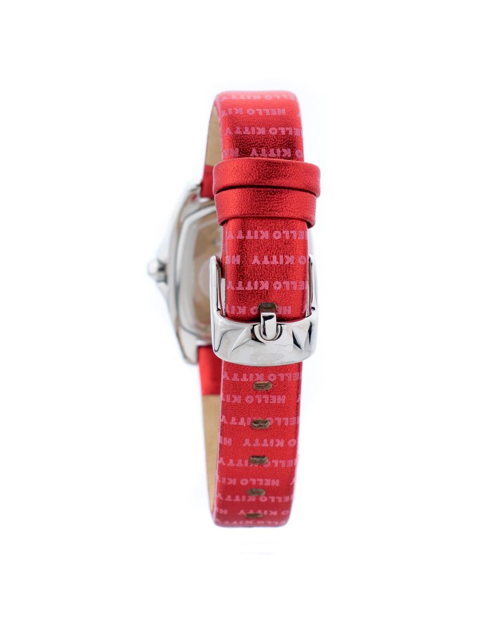 Chronotech Women's Red Leather Watch - One Size