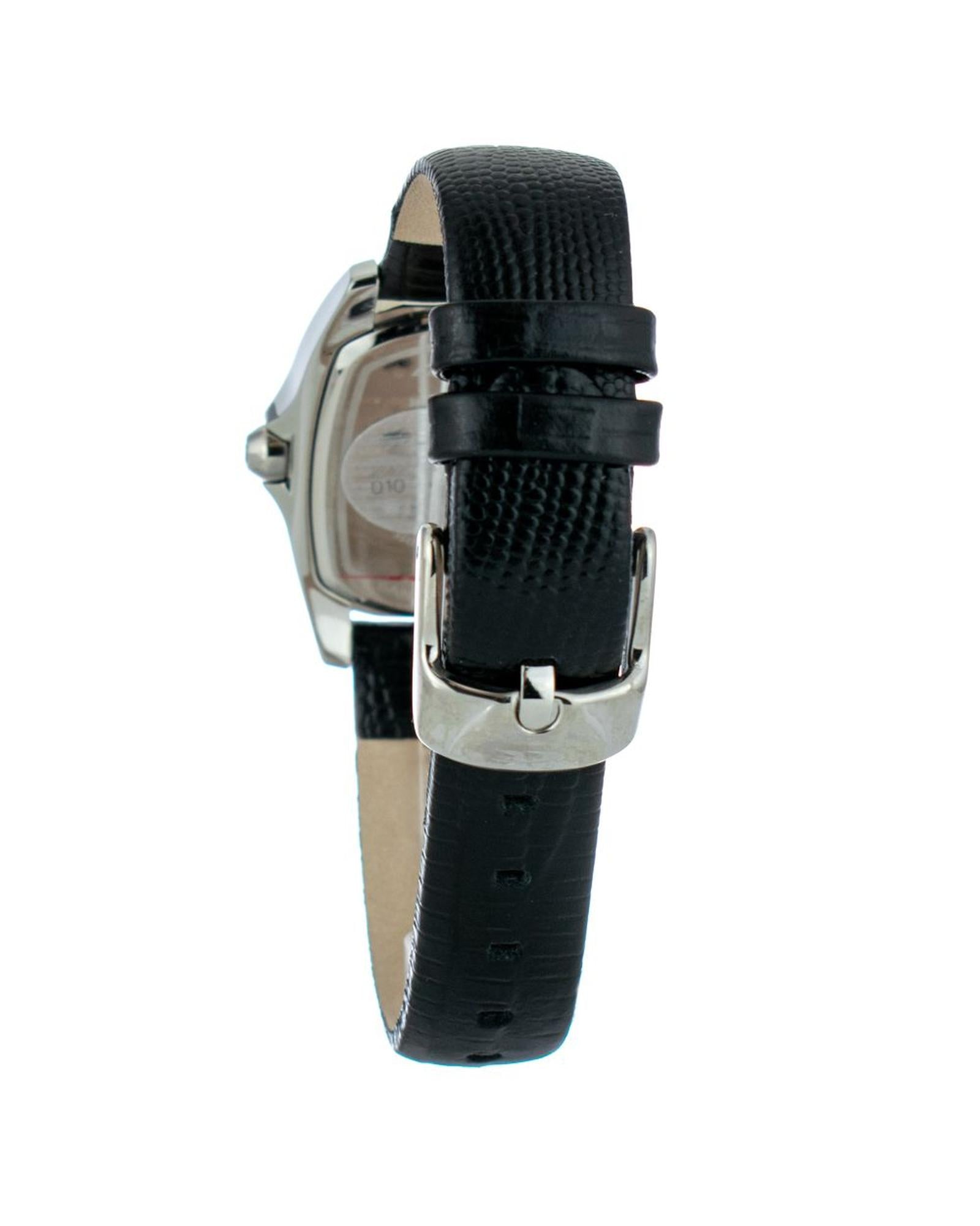 Chronotech Women's Black Leather Watch - One Size