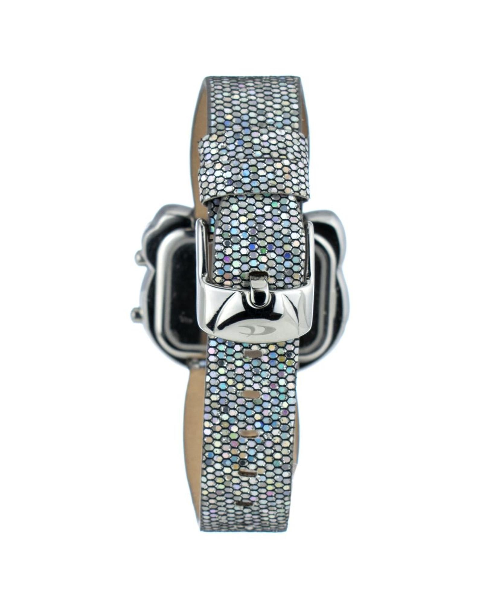 Chronotech Women's Silver Leather Watch - One Size