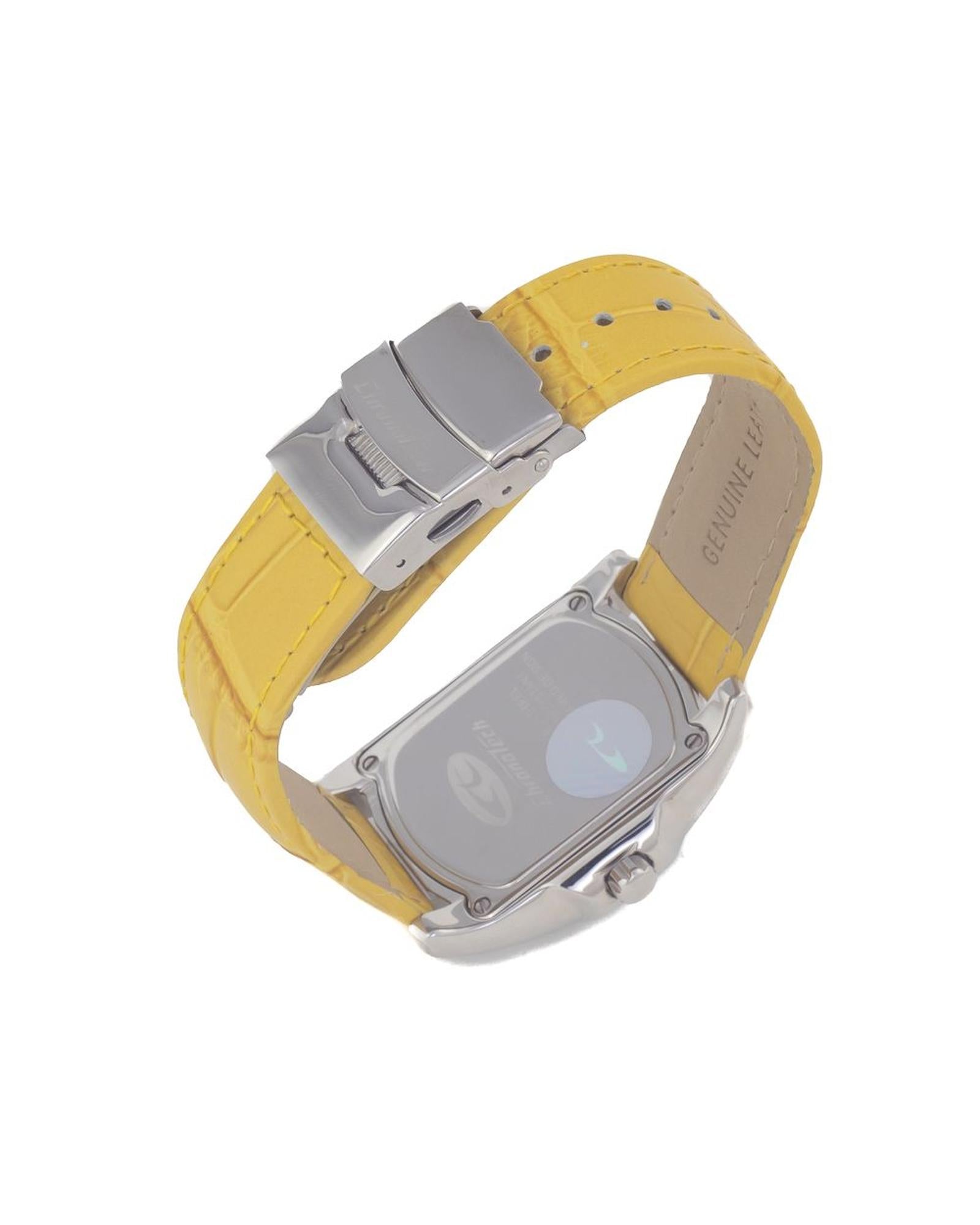 Chronotech Women's Yellow Leather Watch - One Size