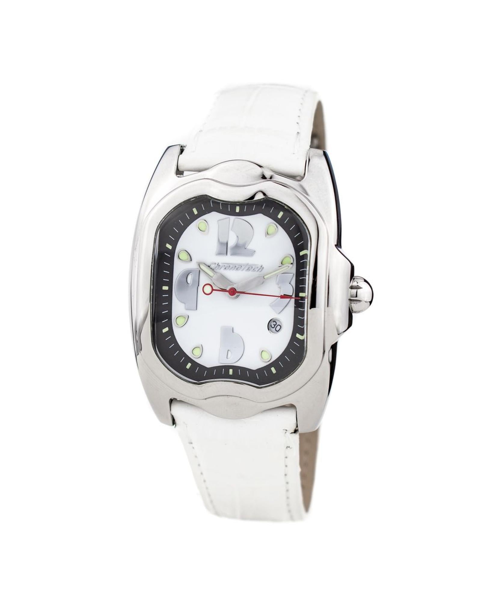 Chronotech Women's White Leather Watch - One Size