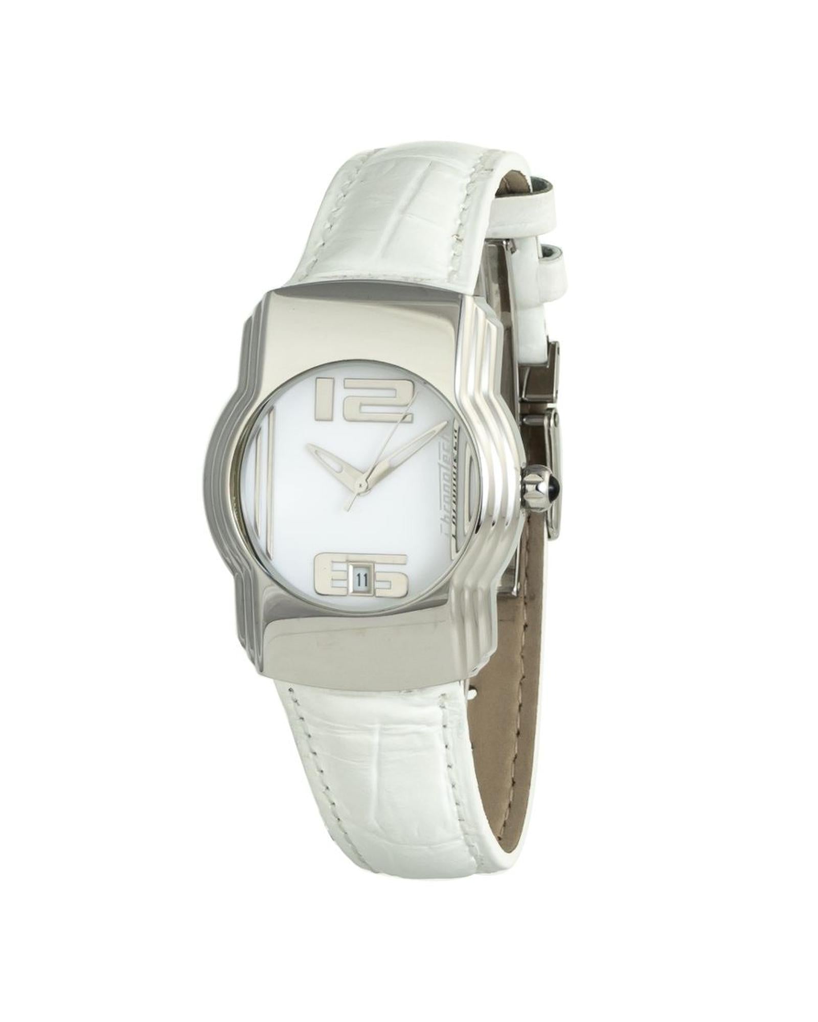Chronotech Women's White Leather Watch - One Size