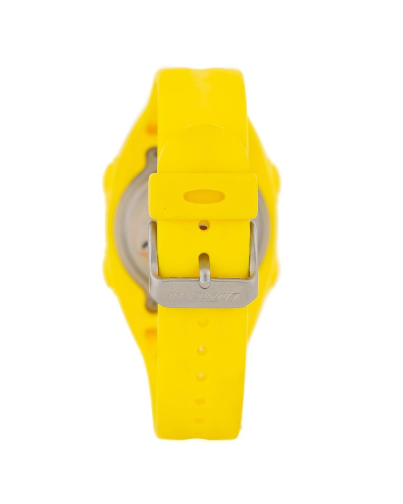 Chronotech Unisex's Yellow Rubber Watch - One Size