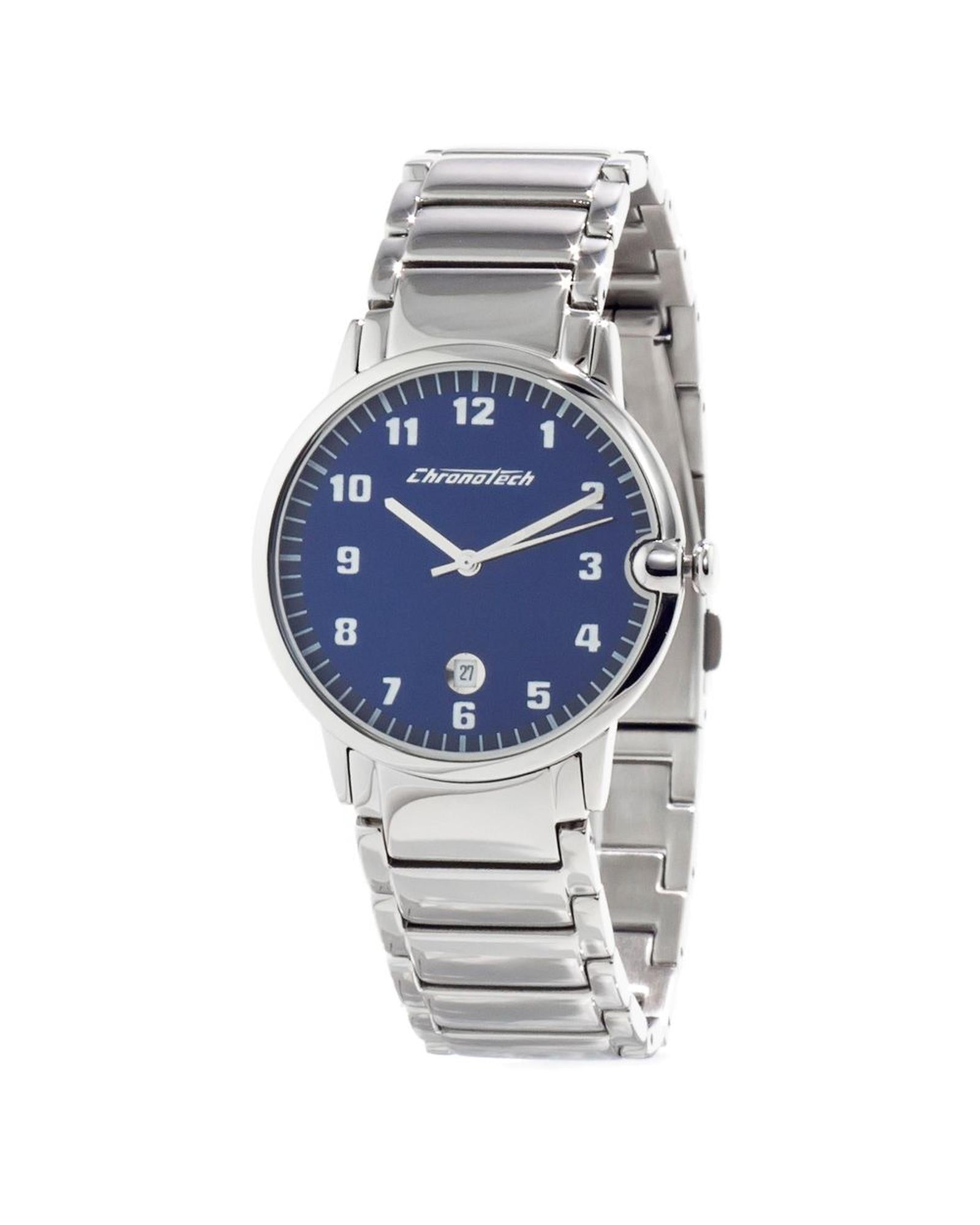 Chronotech Women's Silver Steel Watch - One Size