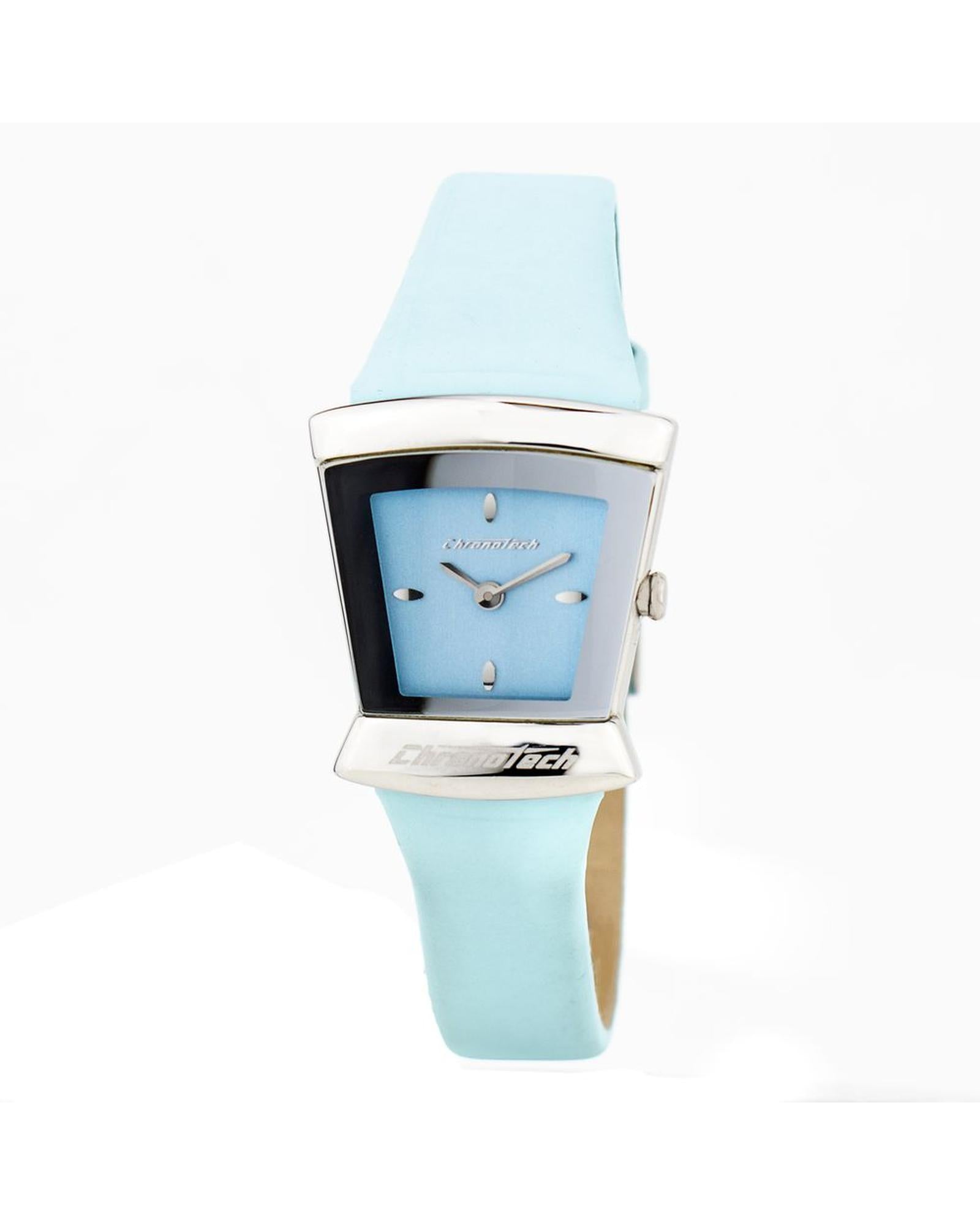 Chronotech Women's Blue Leather Watch - One Size