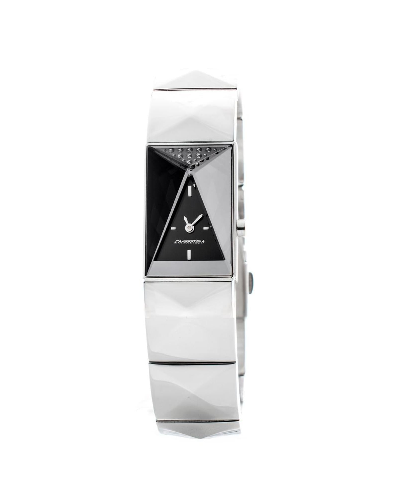 Chronotech Women's Silver Steel Watch - One Size