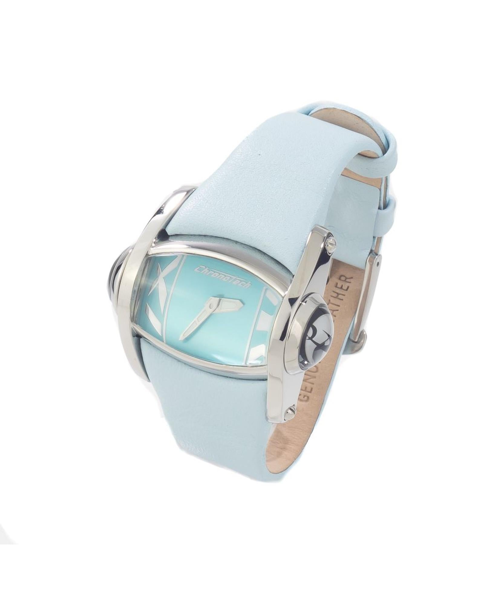Chronotech Women's Blue Leather Watch - One Size