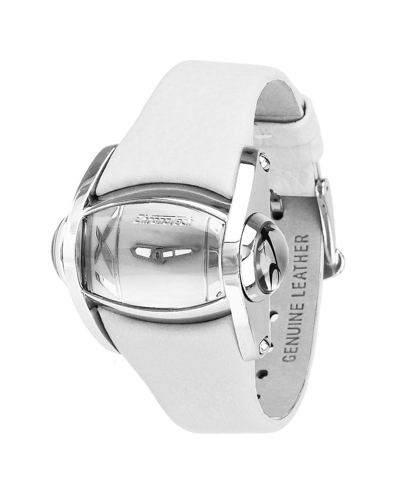 Chronotech Women's White Leather Watch - One Size