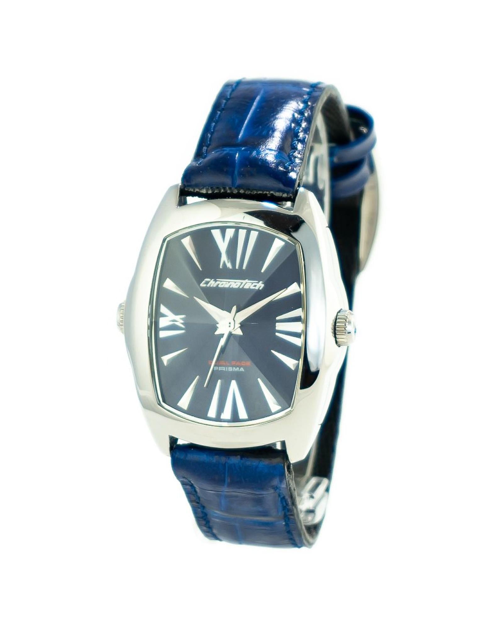 Chronotech Women's Black Leather Watch - One Size