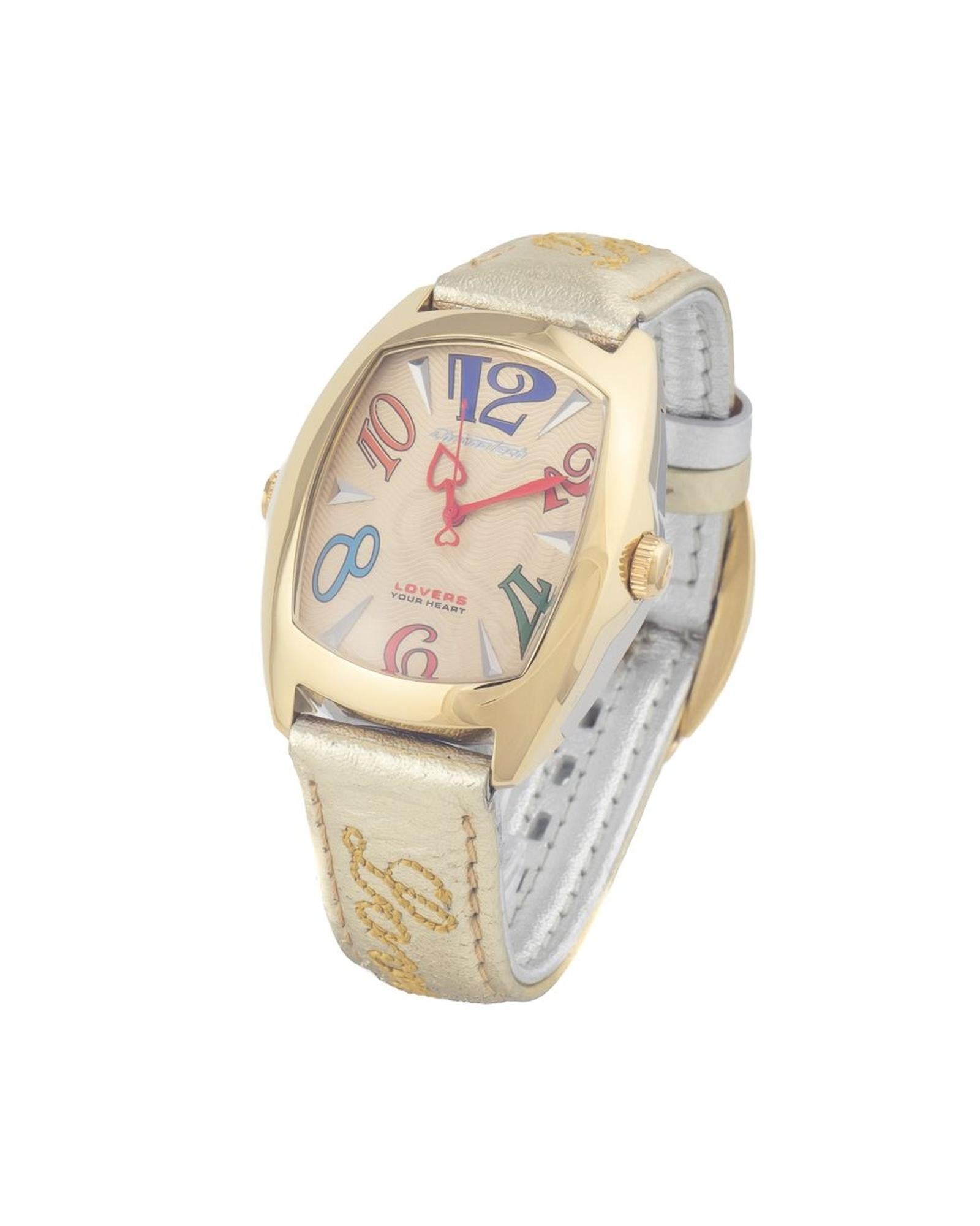 Chronotech Unisex's Silver Leather Watch - One Size