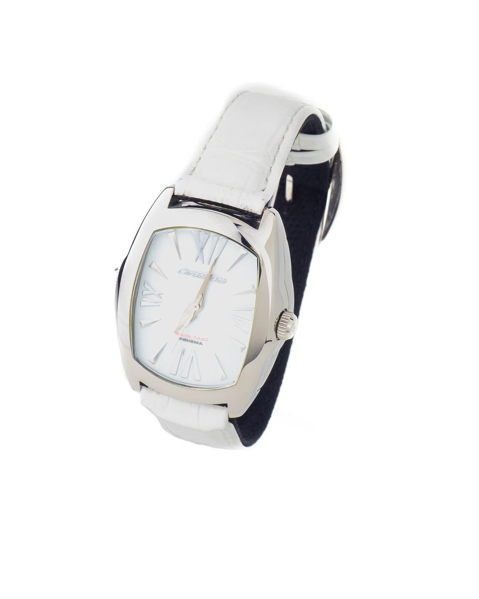Chronotech Men's Black Leather Watch - One Size