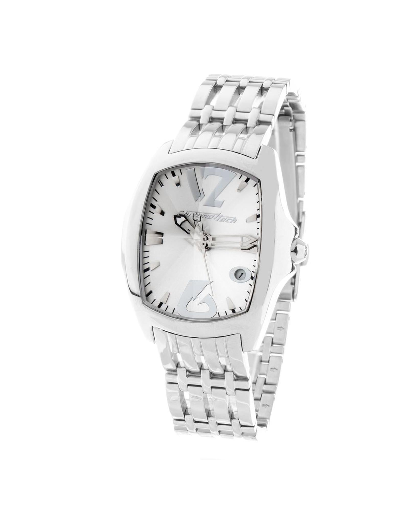 Chronotech Unisex's Silver Steel Watch - One Size